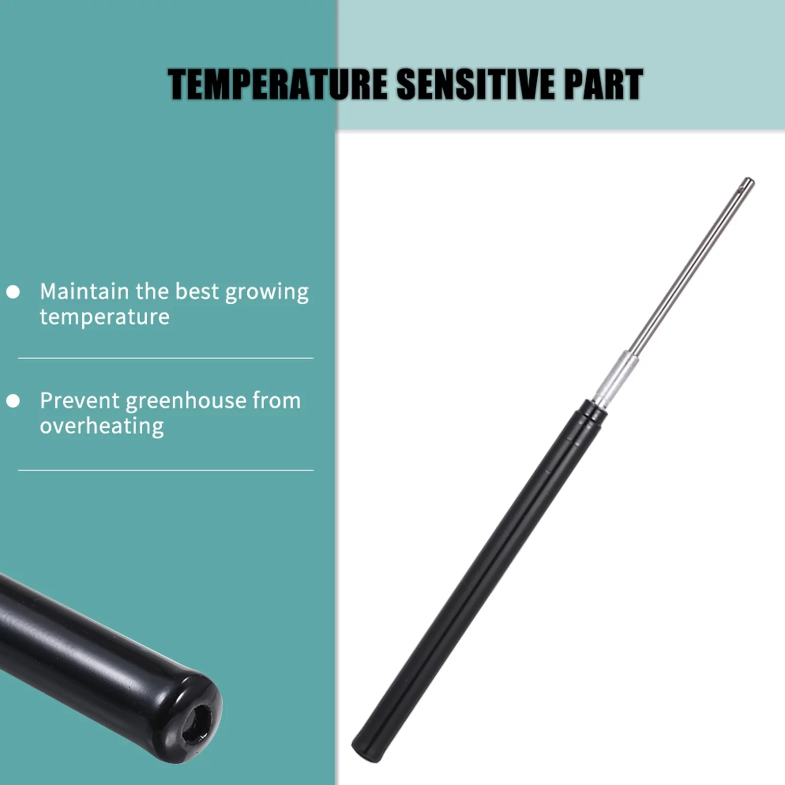 ammoon Easy to Install Auto Vent Opener, Temperature Adjustable Greenhouse Window Opener