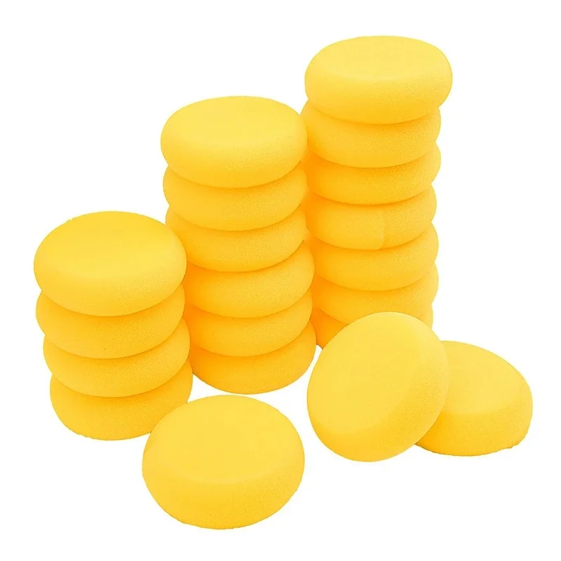 12/20Pcs/Pack Round Shape Ceramic Foam Throwing Water Absorbing Sponge Sculpture Pottery Tools Accessories Coloring Cleaning 20pcs