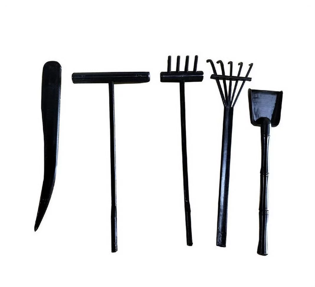 Mini Garden Rake 5pcs Mini Bamboo Rake Zen Garden Sand Desktop Meditation Decoration Home Decoration