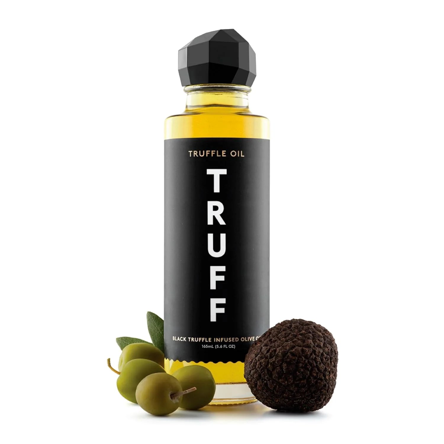 TRUFF Black Truffle Infused Olive Oil, Gourmet Dressing, 6 fl oz