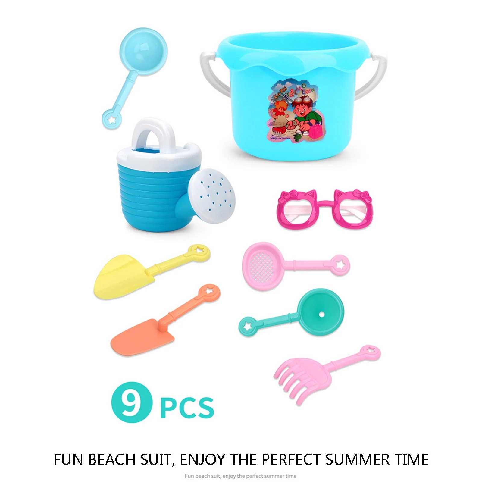 DYWADE 4th of the July Puzzles For Adults Pieces Beach Children'S Toy Castle Bucket Shovel Spade Tool Toy