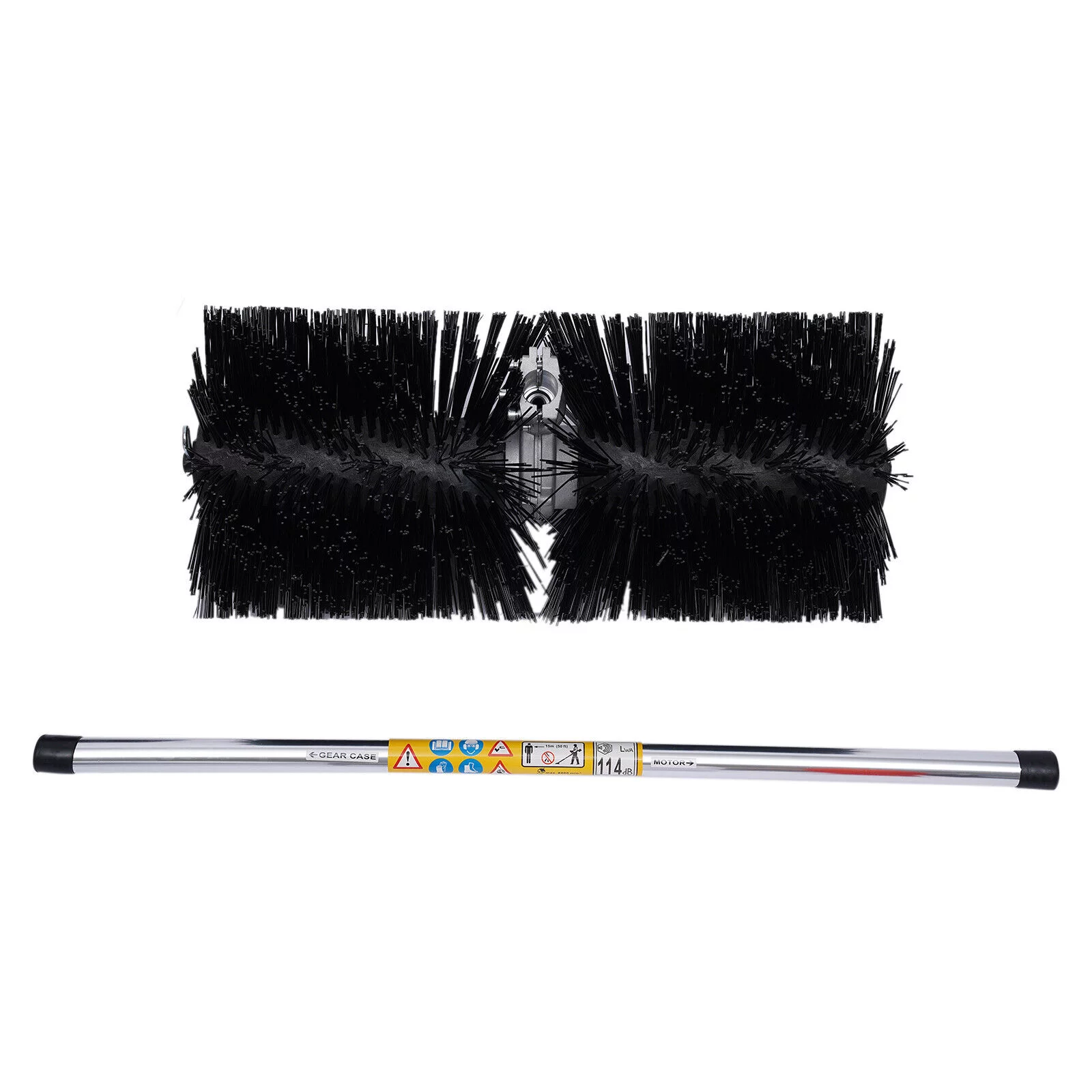 DENEST 52cc Gas Power Sweeper Blower Handheld Broom Rolling Brush Clean Turf 2-stroke