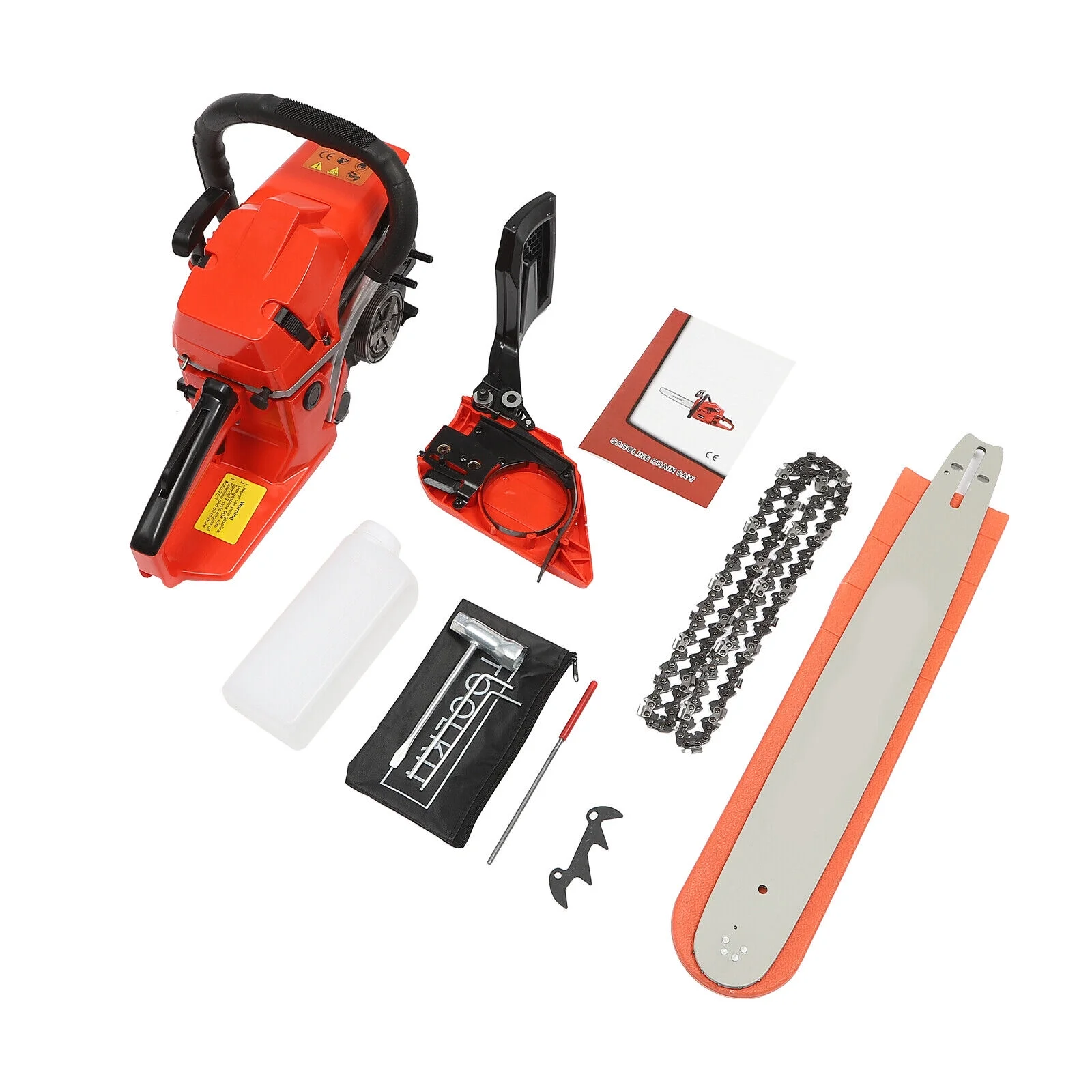 58CC 20inch Gas Chainsaw 2 Stroke Gasoline Powered Chain Saws Cutting Wood