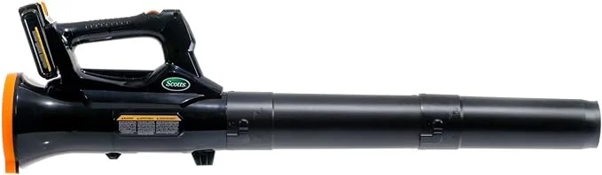 Open Box Scotts Power Tools LB22020S 20-Volt Cordless Electric Turbo Leaf Blower - Black