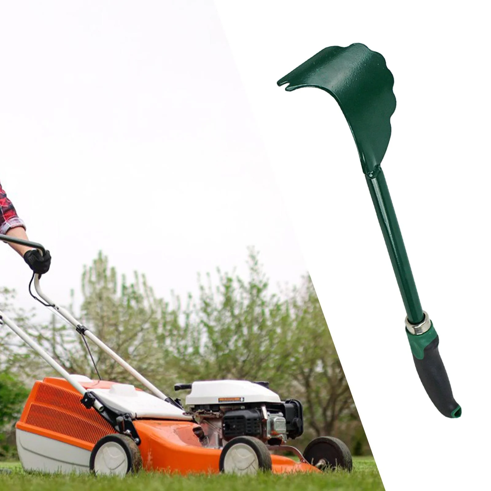 koolsoo Mower Cutter Cleaning Tool Mower Tools Heavy Duty Gardening Tools Durable Non Slip Grip Handle, Garden Mower Cutter Cleaner