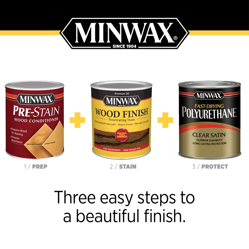 Minwax 71087 English Chestnut Wood Finish, 1 Gallon