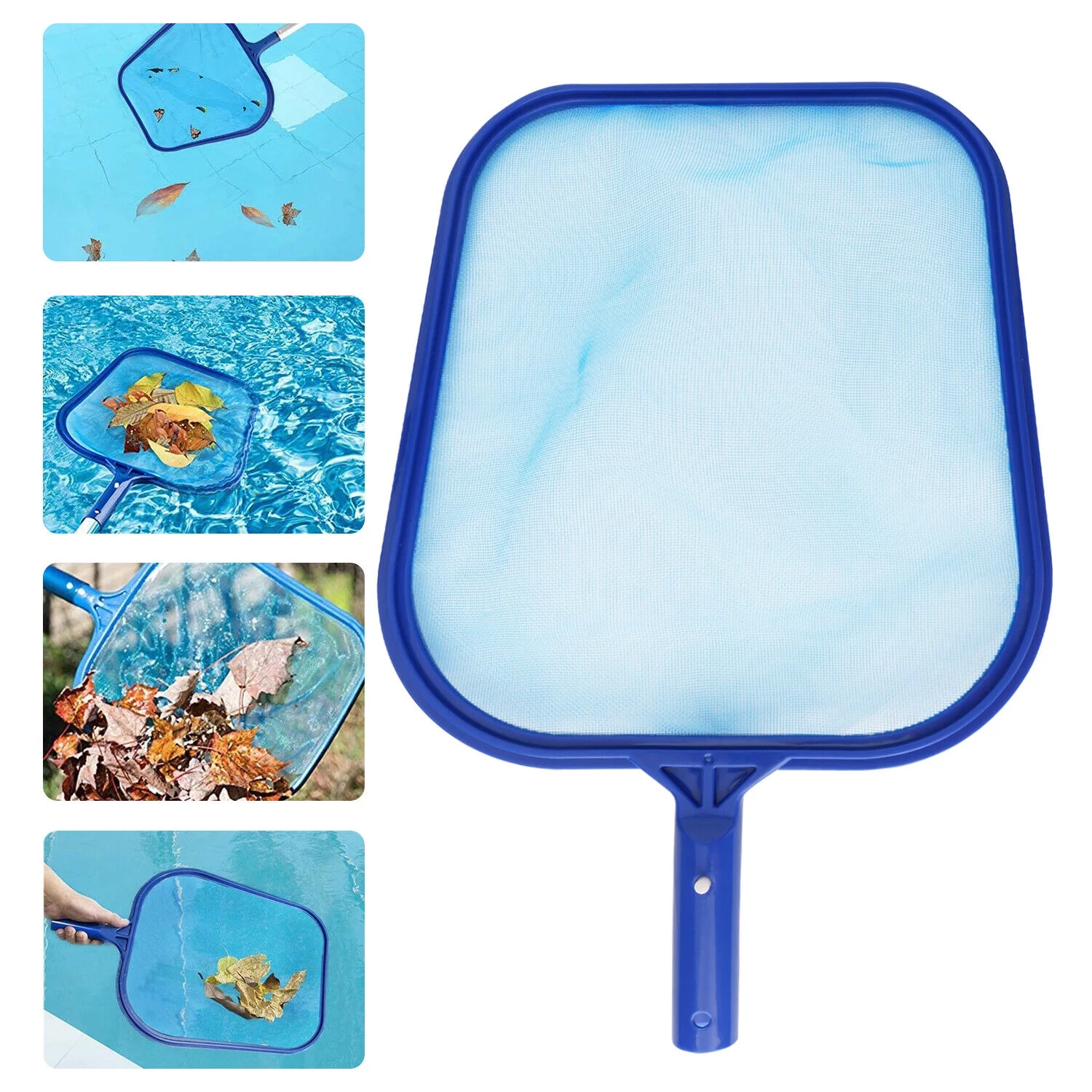 Swimming Pool Leaf Skimmer Rake Mesh Net Spa Pond Cleaning With Telescopic Pole