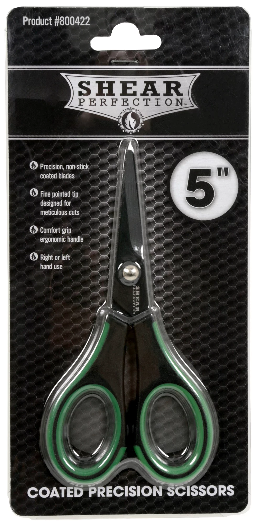 Shear Perfection Precision Scissors, 2“ Non-stick Blades