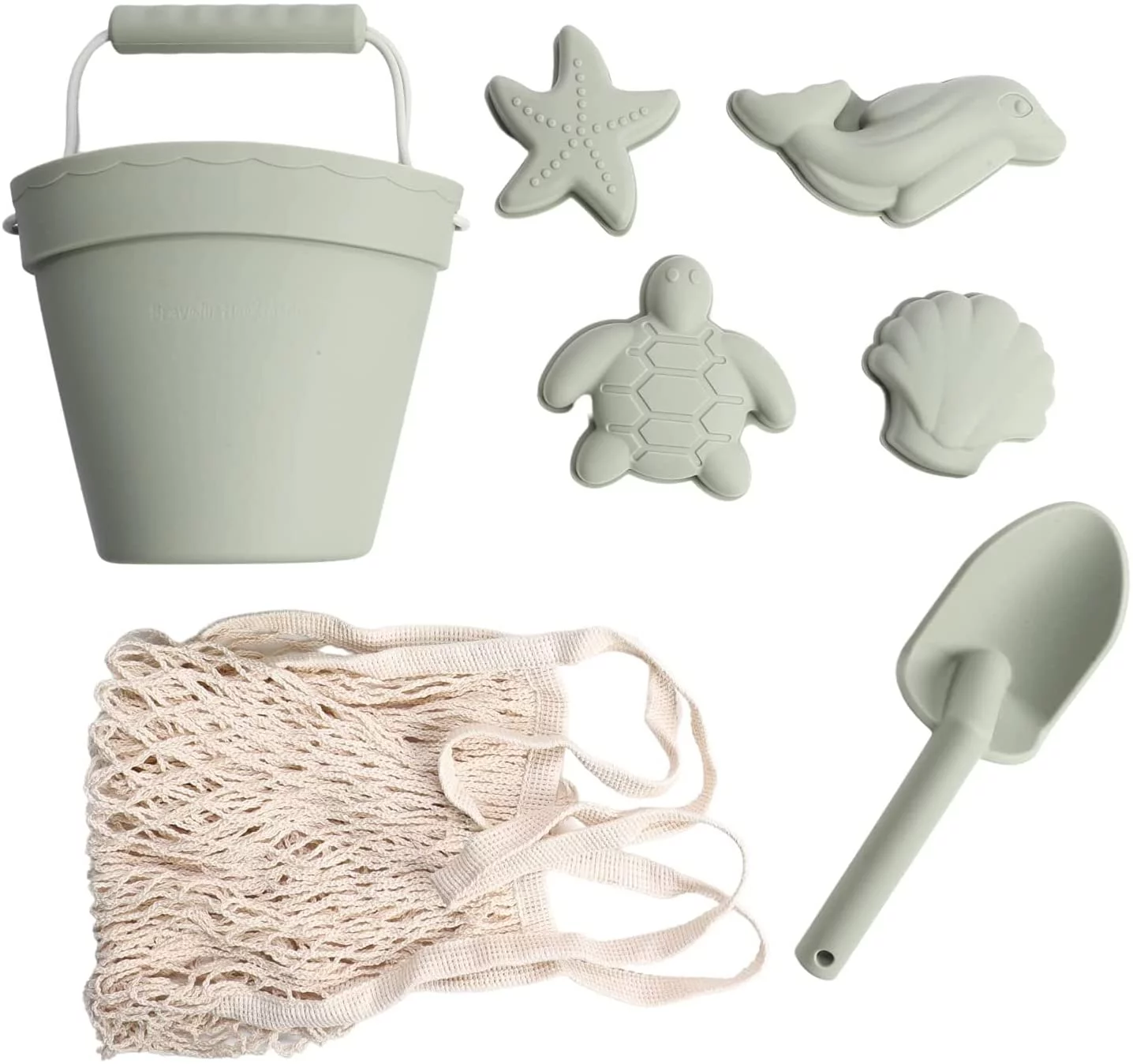 BraveJusticeKidsCo. | Silicone Summer Beach Set | Toddler Sandbox Toys | + Beach Bag