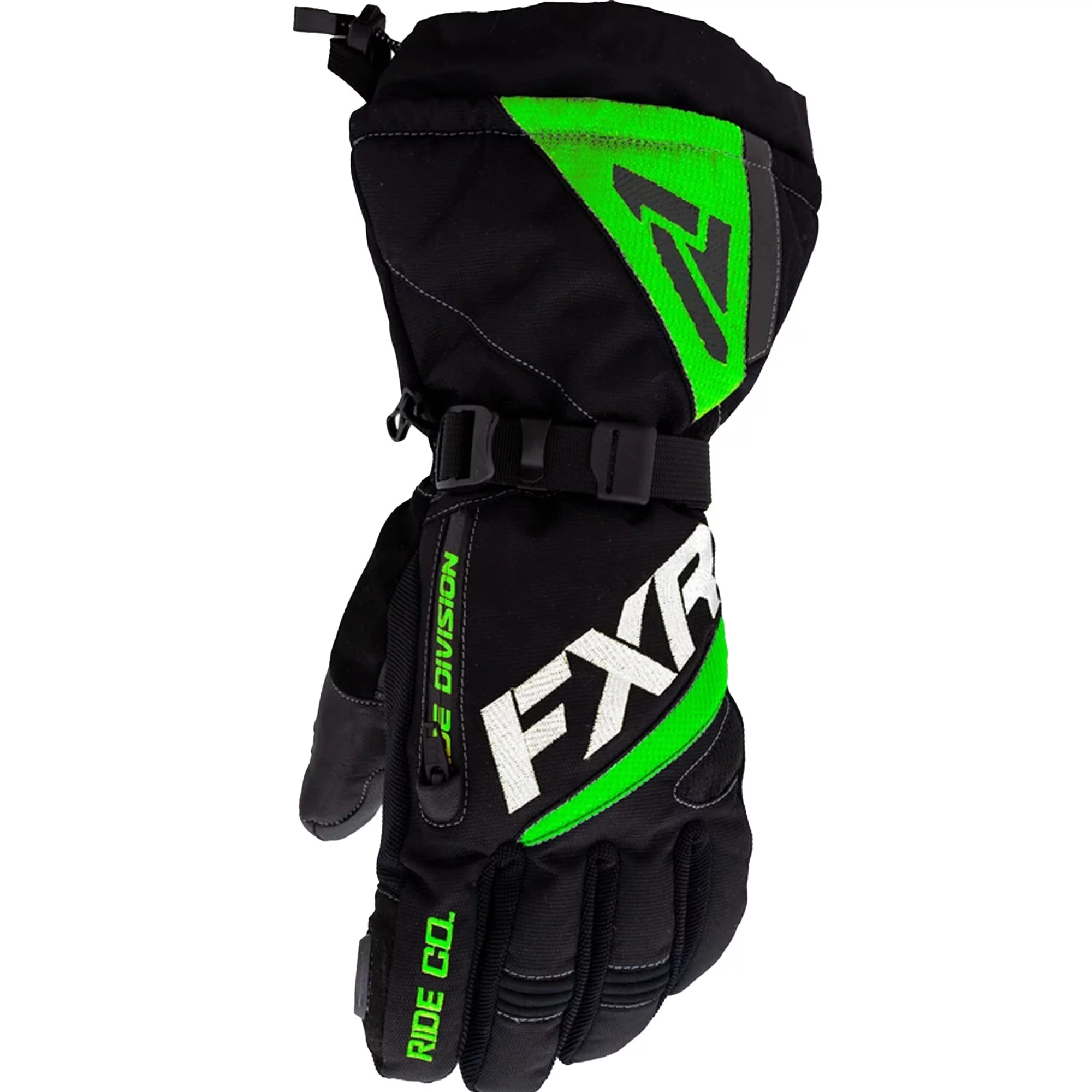 FXR M Fuel Glove 22-Black/Lime-3XL