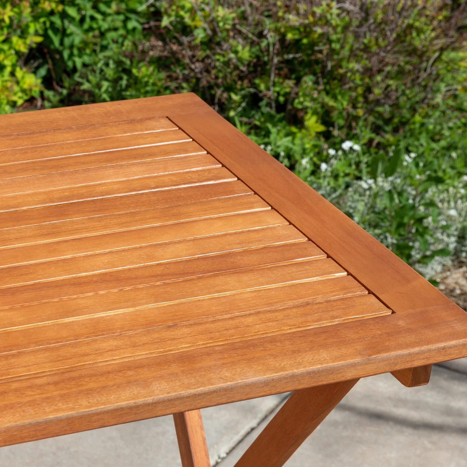 LEIYEHOOM 3-Piece Eucalyptus   Square  Natural Oil