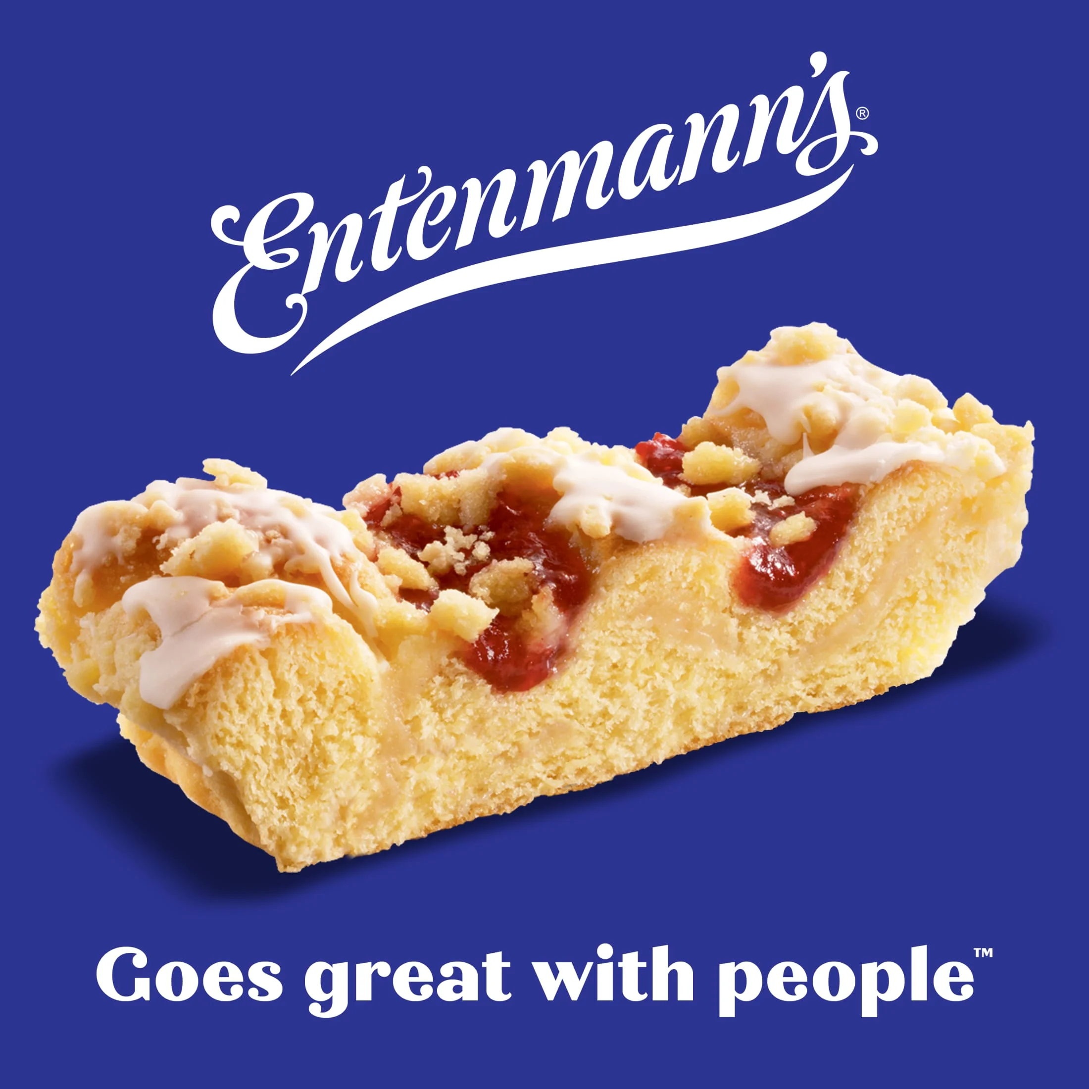 Entenmann's Raspberry Danish Twist, 15 oz, Soft Danishes, Tray