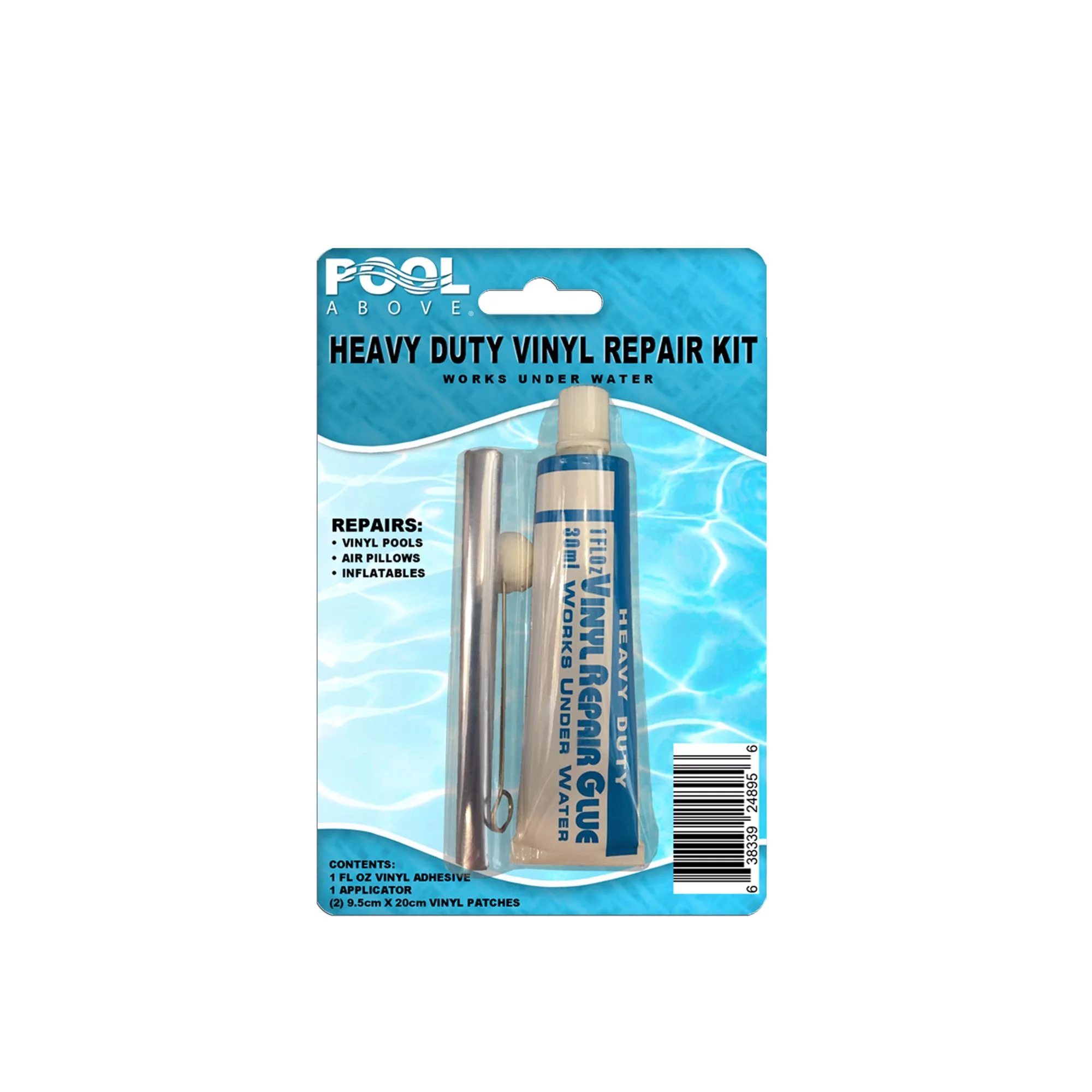 Pool Above Repair Kit for Above Ground Pool Liner | for Above Ground Pools | Vinyl Glue, Patches