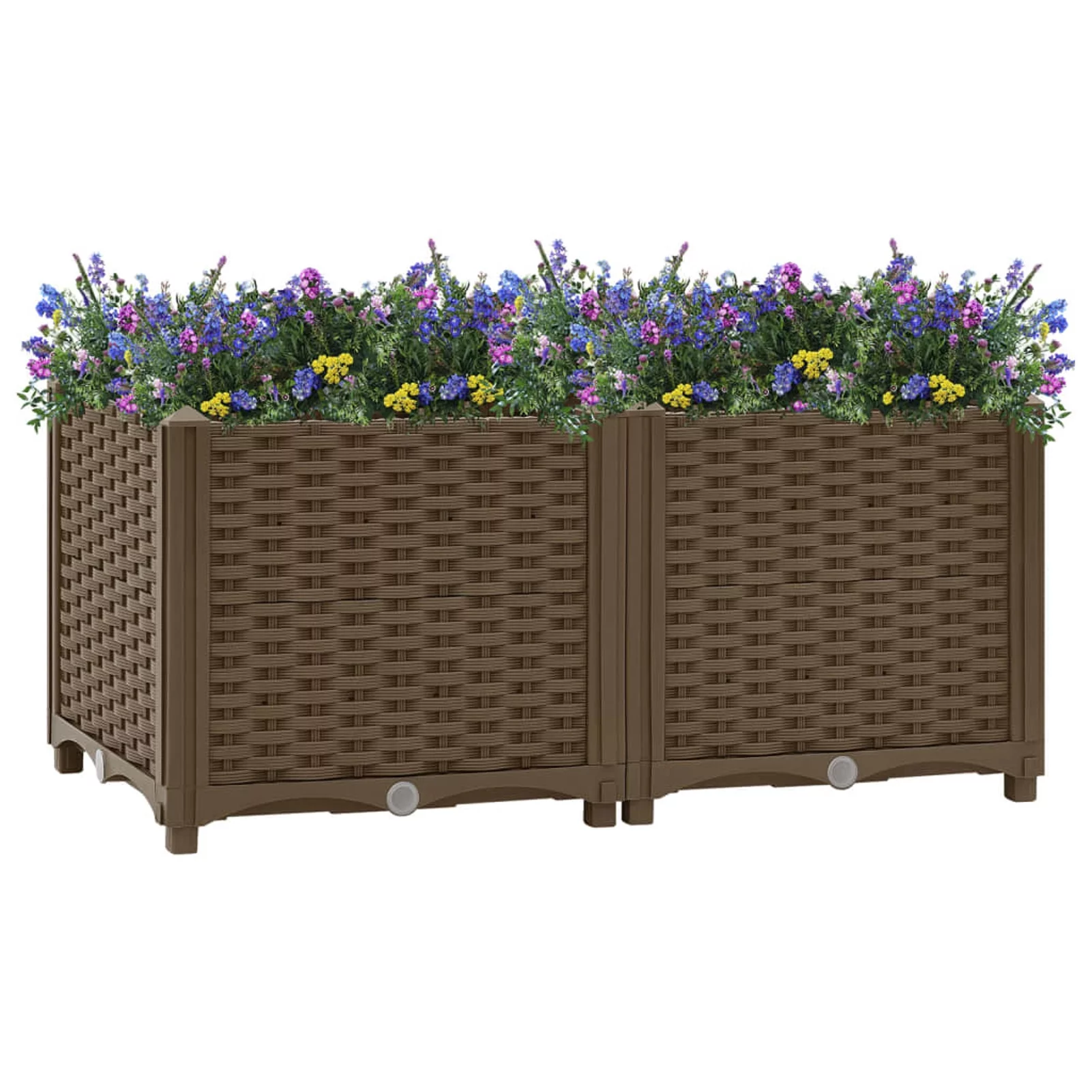 Andoer parcel,Raised Bed Polypropylene Patio Planter Raised 31.5