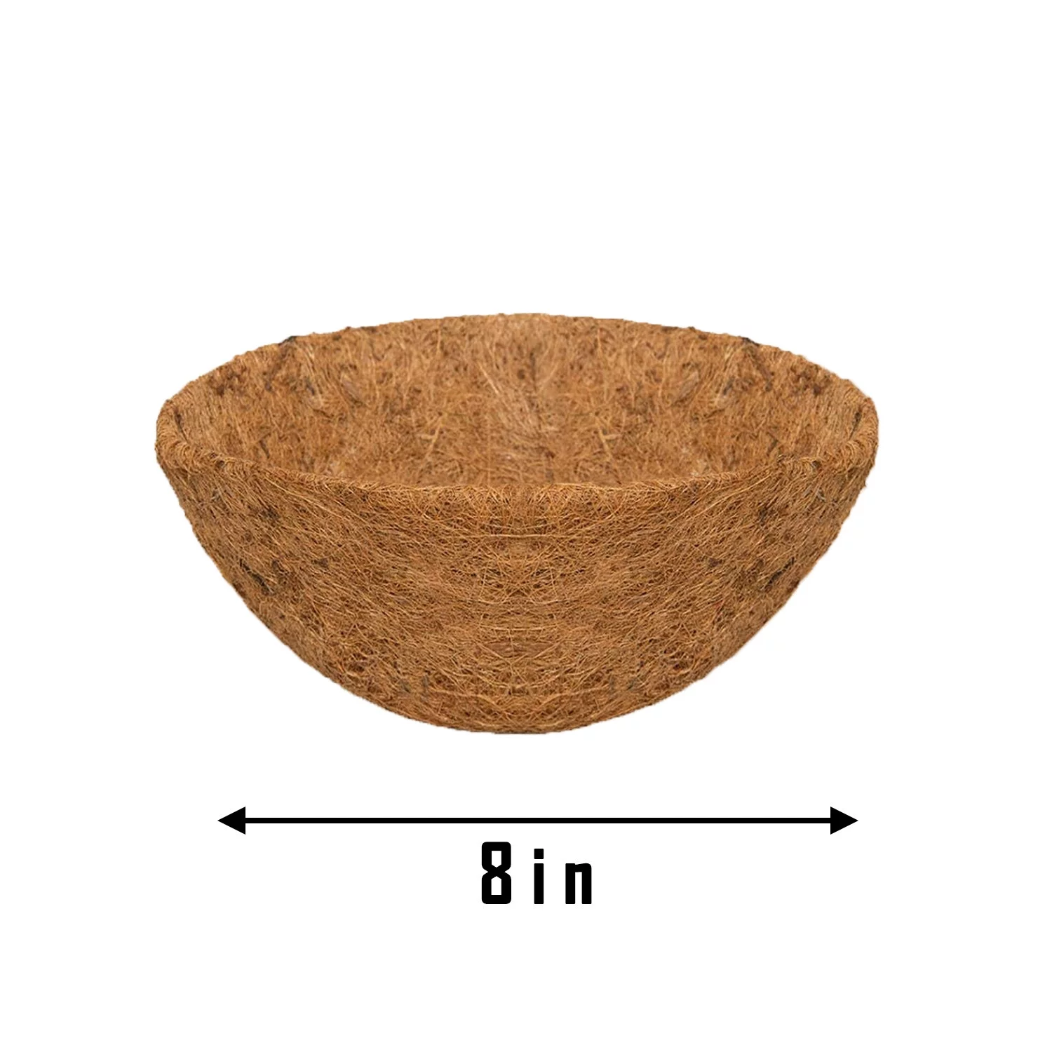 Dengmore Hanging Basket Coconuts Fiber Planter Inserts Replacement Liner for Flower Pot for Home