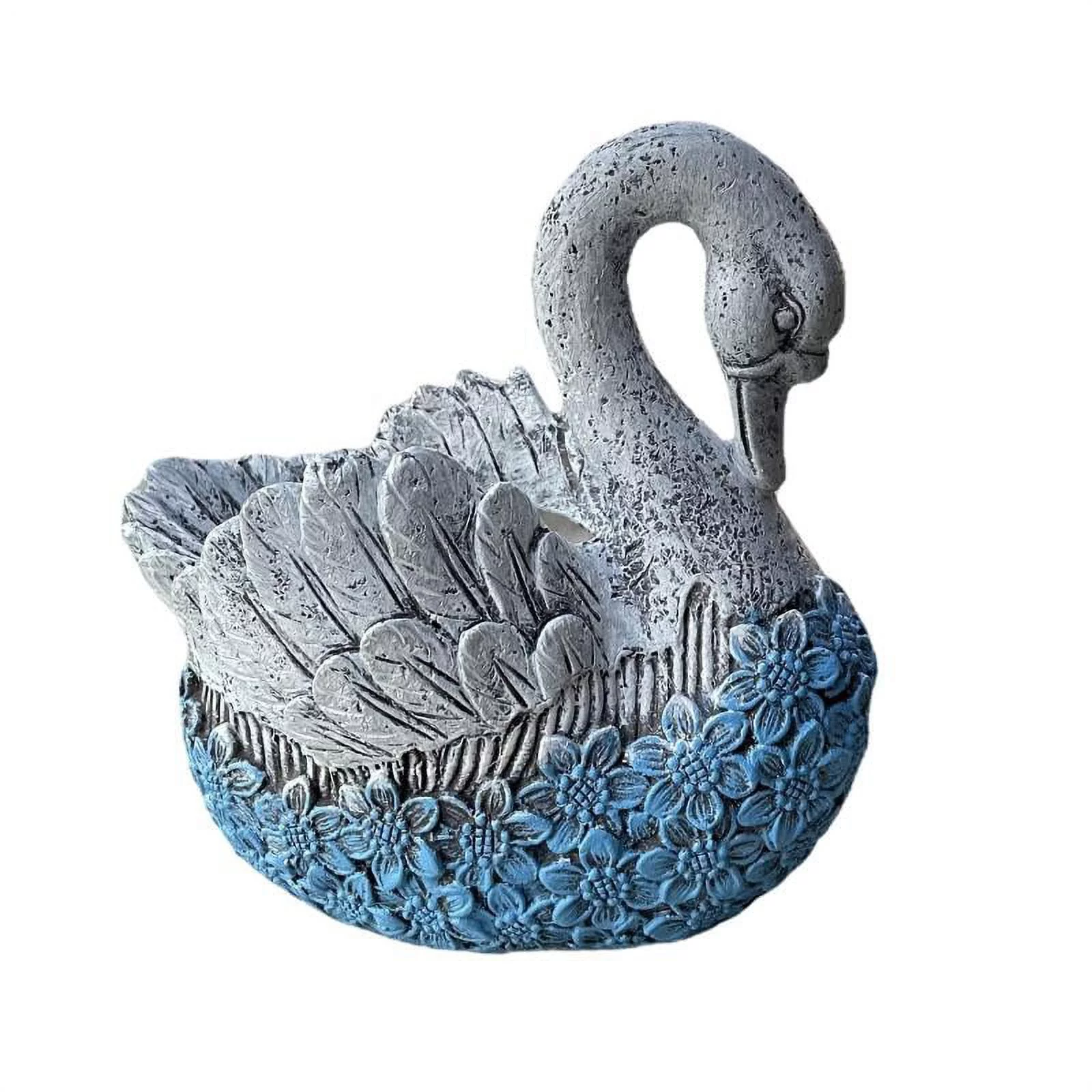 Animal Swan Flowerpot Plant Pot Planter Yard Ornaments Creative Personality