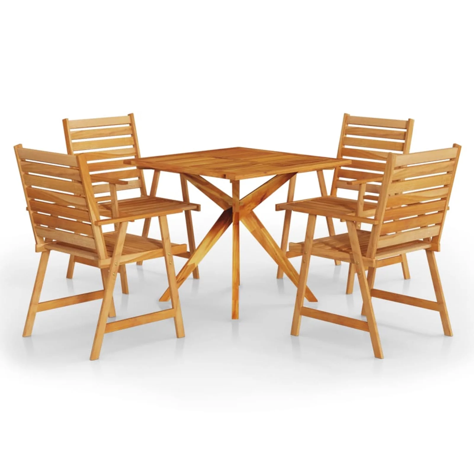 Irfora parcel,Table Set Patio Set 5 Piece Patio And Chairs Set 3087136 Table And Set Patio SetSet Lawn Balcony Furniture Set Chair PoolsideWood 4 ChairsAnd 4 Chairs Rewis