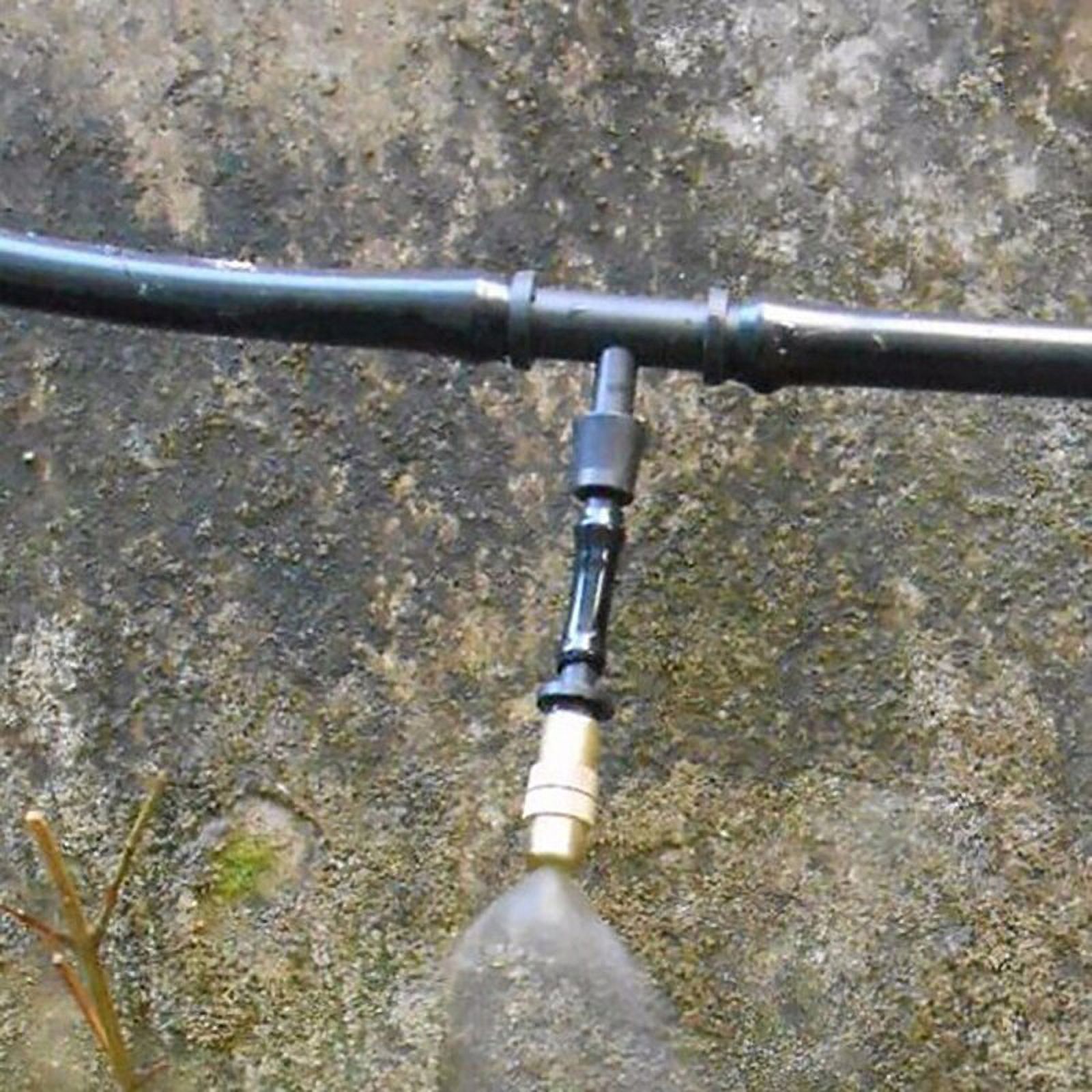 Copper Garden Watering Sprinkler Agriculture Greenhouse Atomized Spray Cooling Sprinkler Connection 4/7 mm Hose 100 Pcs