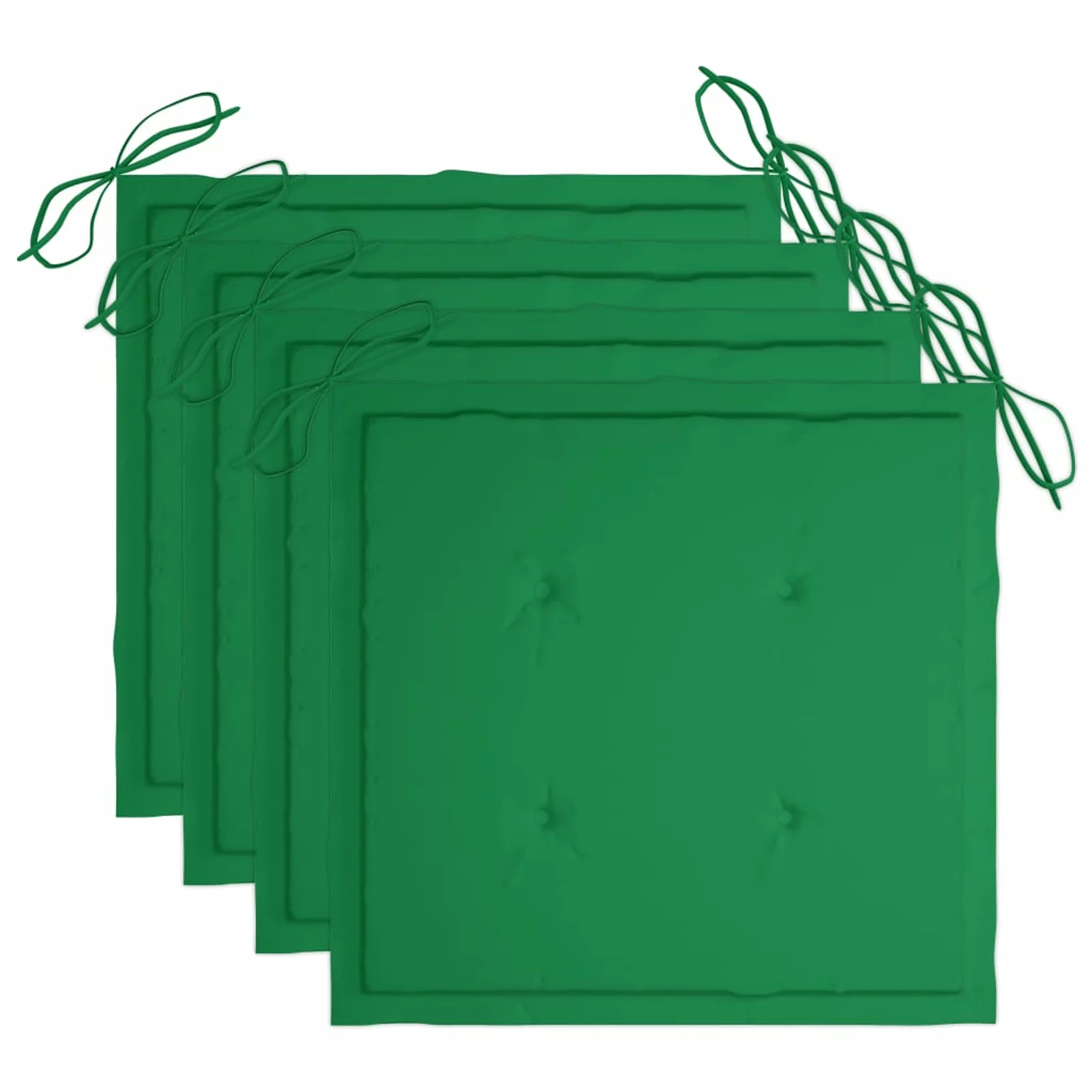 Carevas Patio Chairs with Cushions 4 pcs Gray Solid Acacia Wood