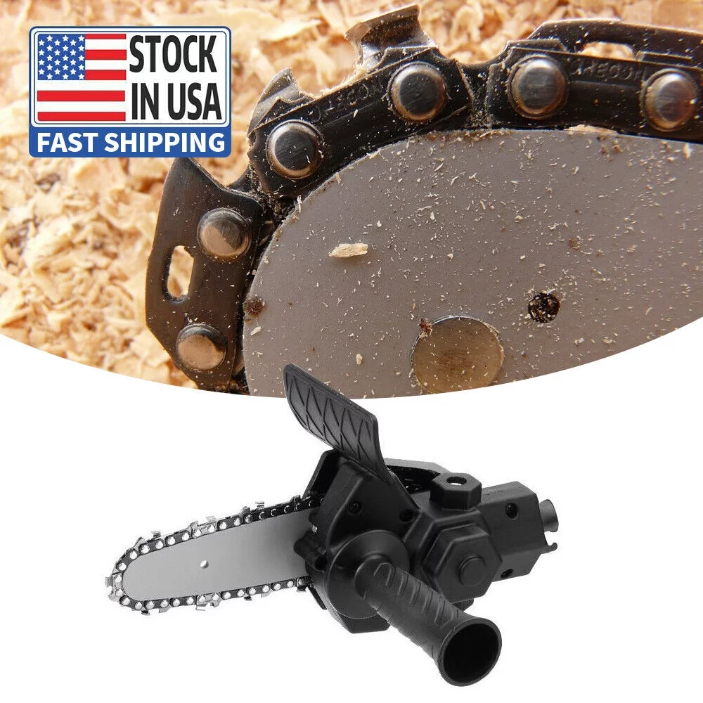 Paddsun Electric Drill Modified To Electric Chainsaw Saw Power 6 Inch Tool Attachment US