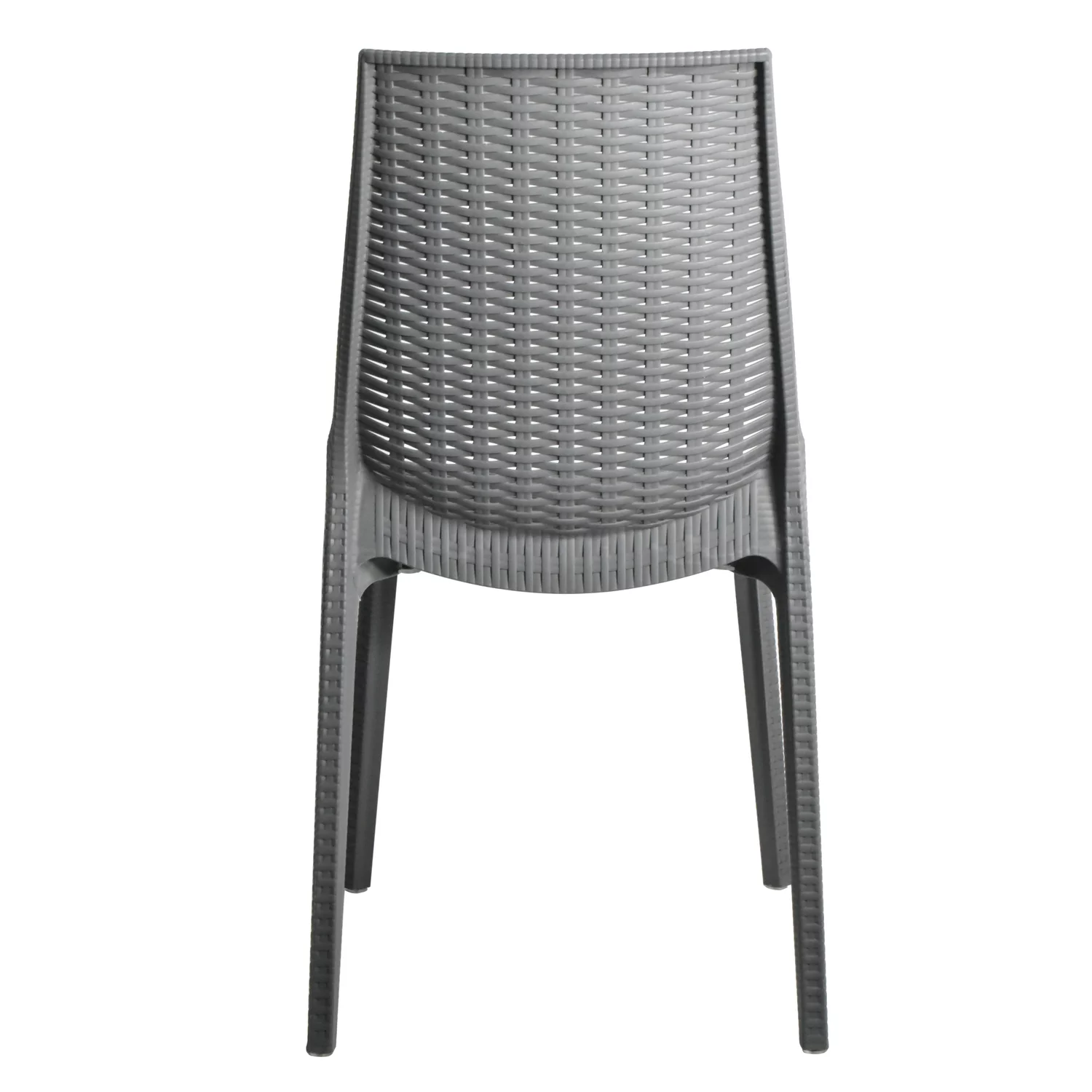 HomeStock Contemporary Chic Outdoor Dining Chair, Set of 4