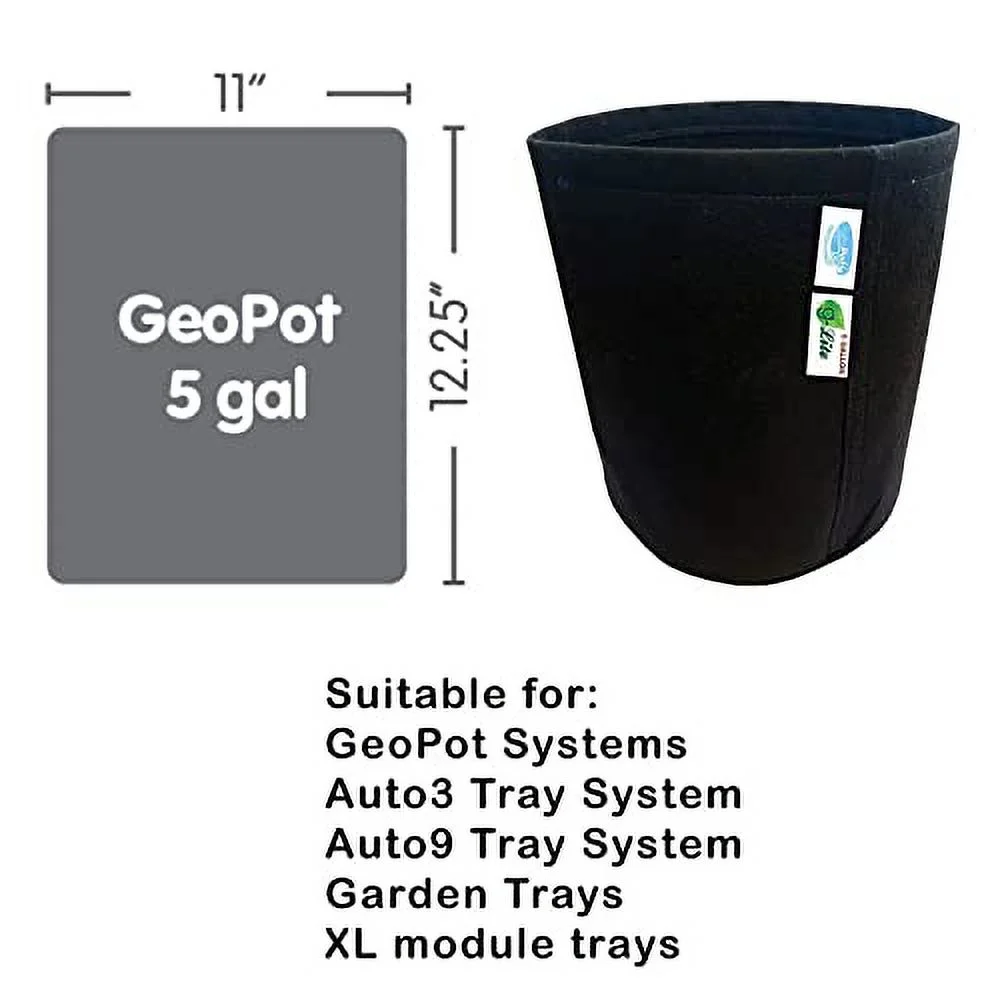 AutoPot GeoPot - G Lite - 5 Gallon Fabric Pot - for use with AutoPot XL System (Just The Pot)