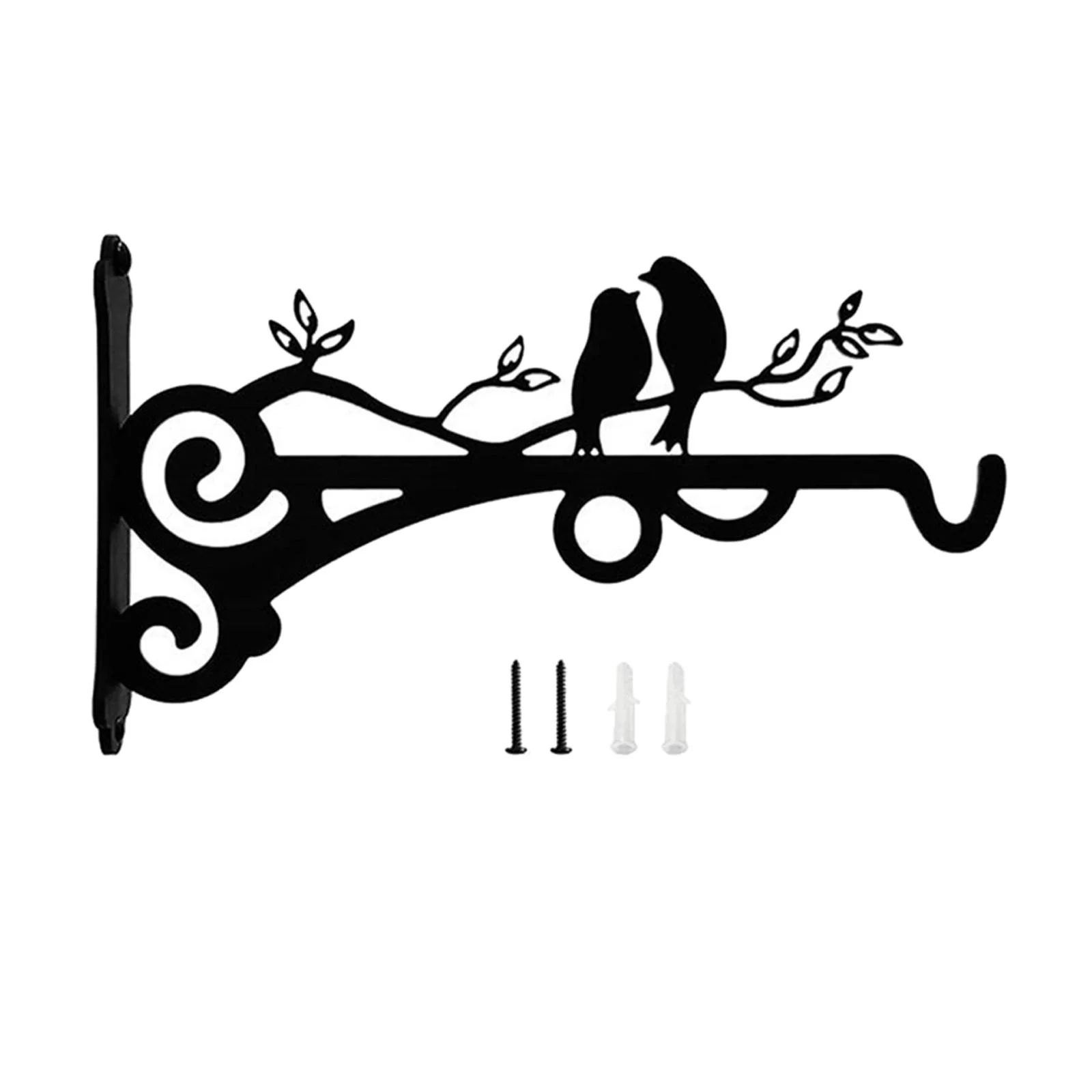 Heavy Duty Planter Hangers Wall Mount Iron Decorative Outdoor Planter Hooks Hanging planter Brackets for Outdoor Garden Indoor Balcony Fence