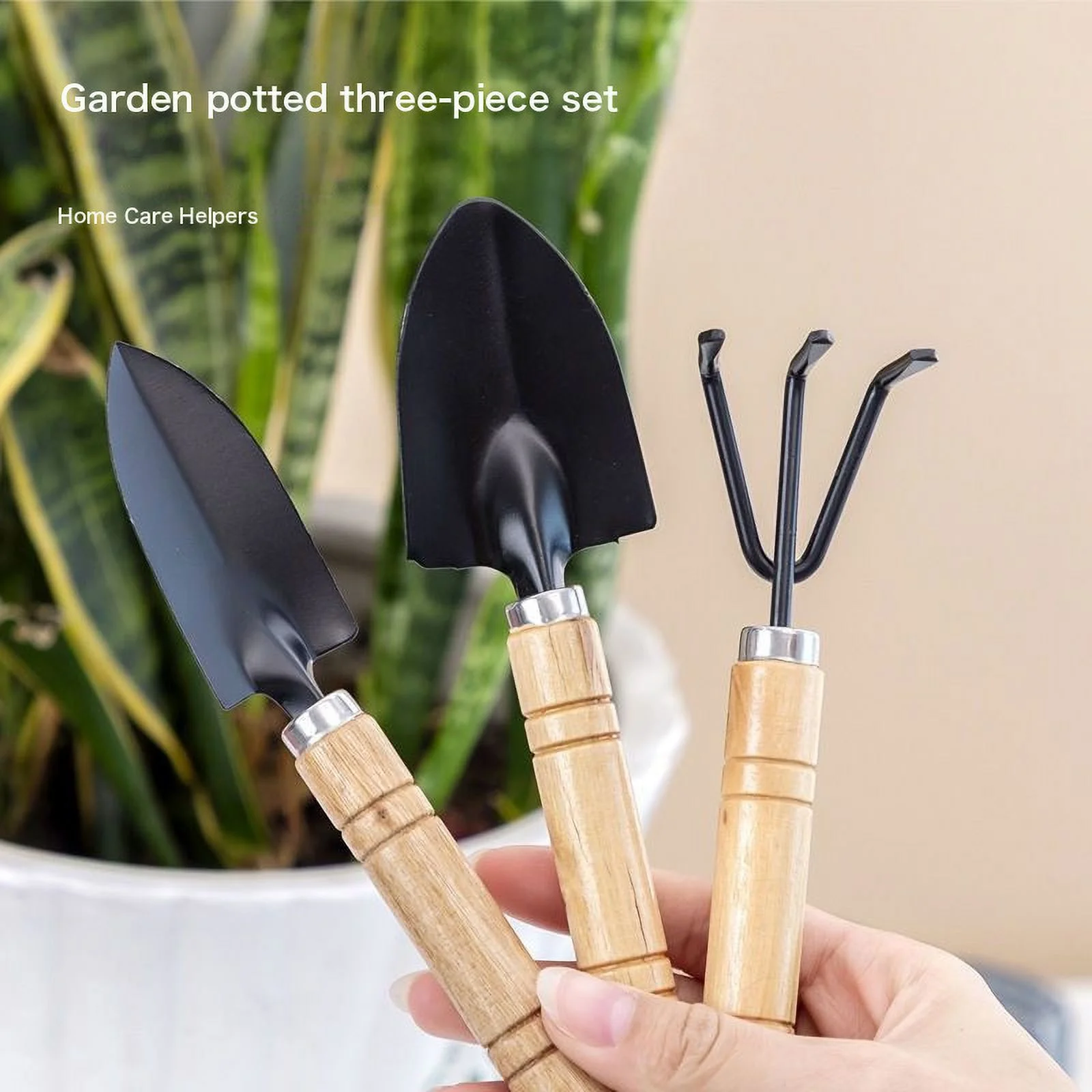 Gardening Tools Set Of Three Gardening Tools Mini Multi-Function Shovel Rake Spade Household Plants Loosening Small Shovels