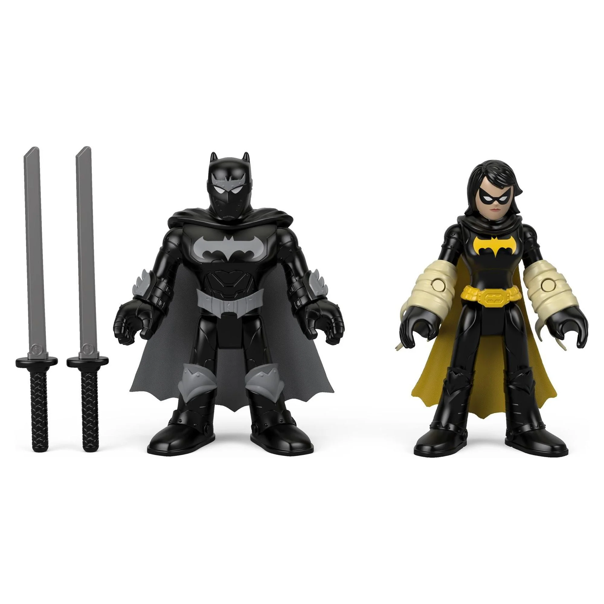 Imaginext DC Super Friends Black Bat and Ninja Batman Figure Set