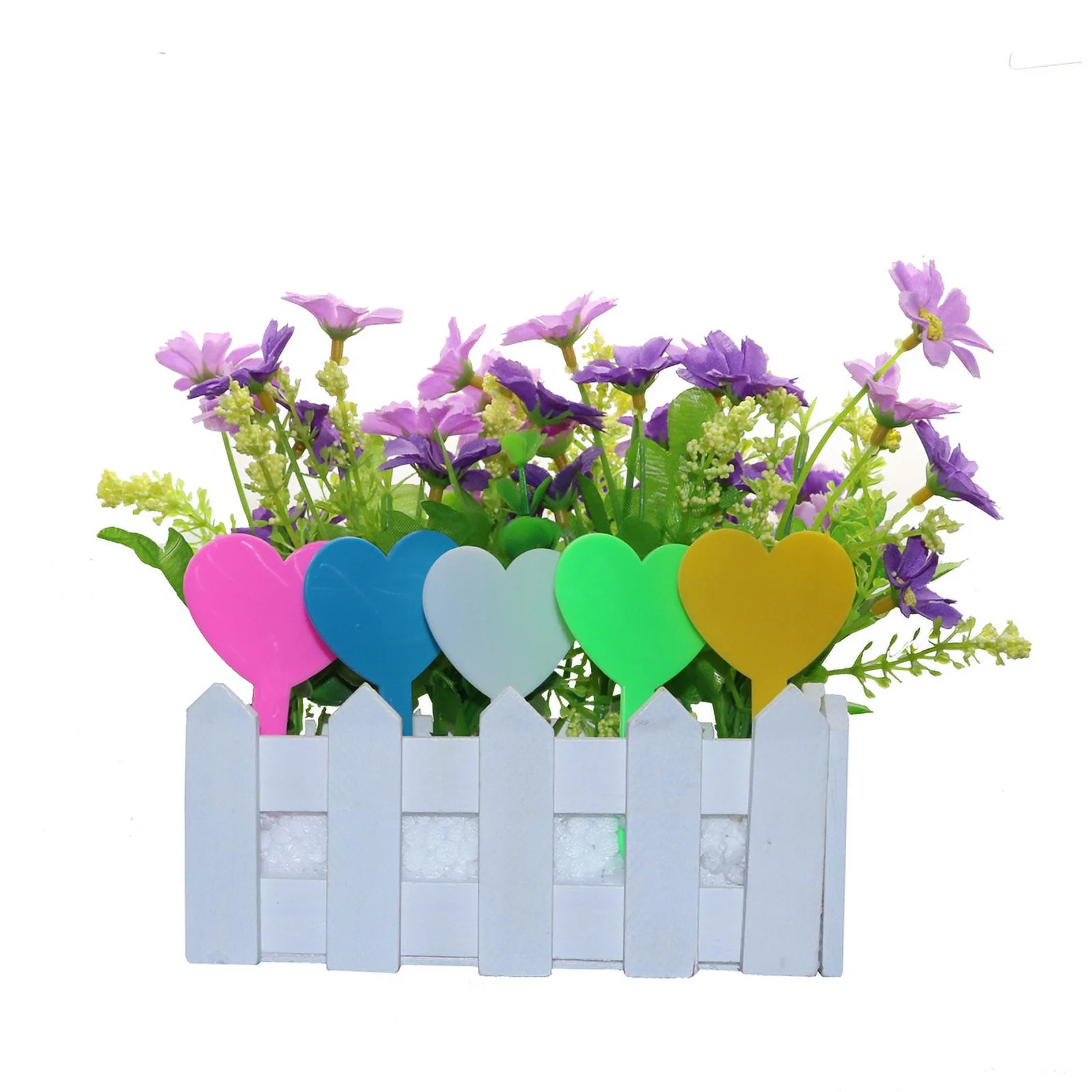 500pcs Heart-shaped Label Crafts Garden Seedlings Flowers And Potted Plants Cultivation Signage Classification And Marking Tools