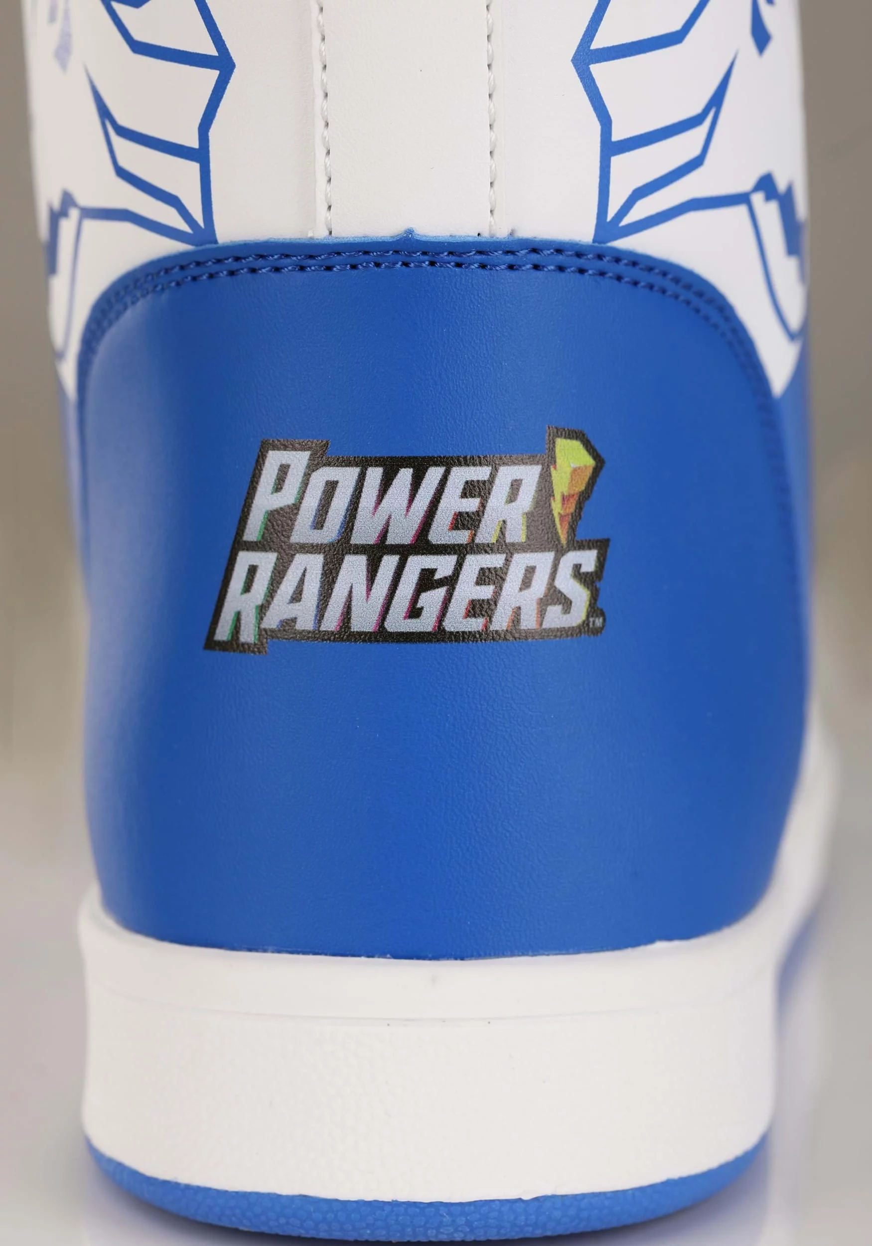 Costume Inspired Blue Power Rangers Sneakers