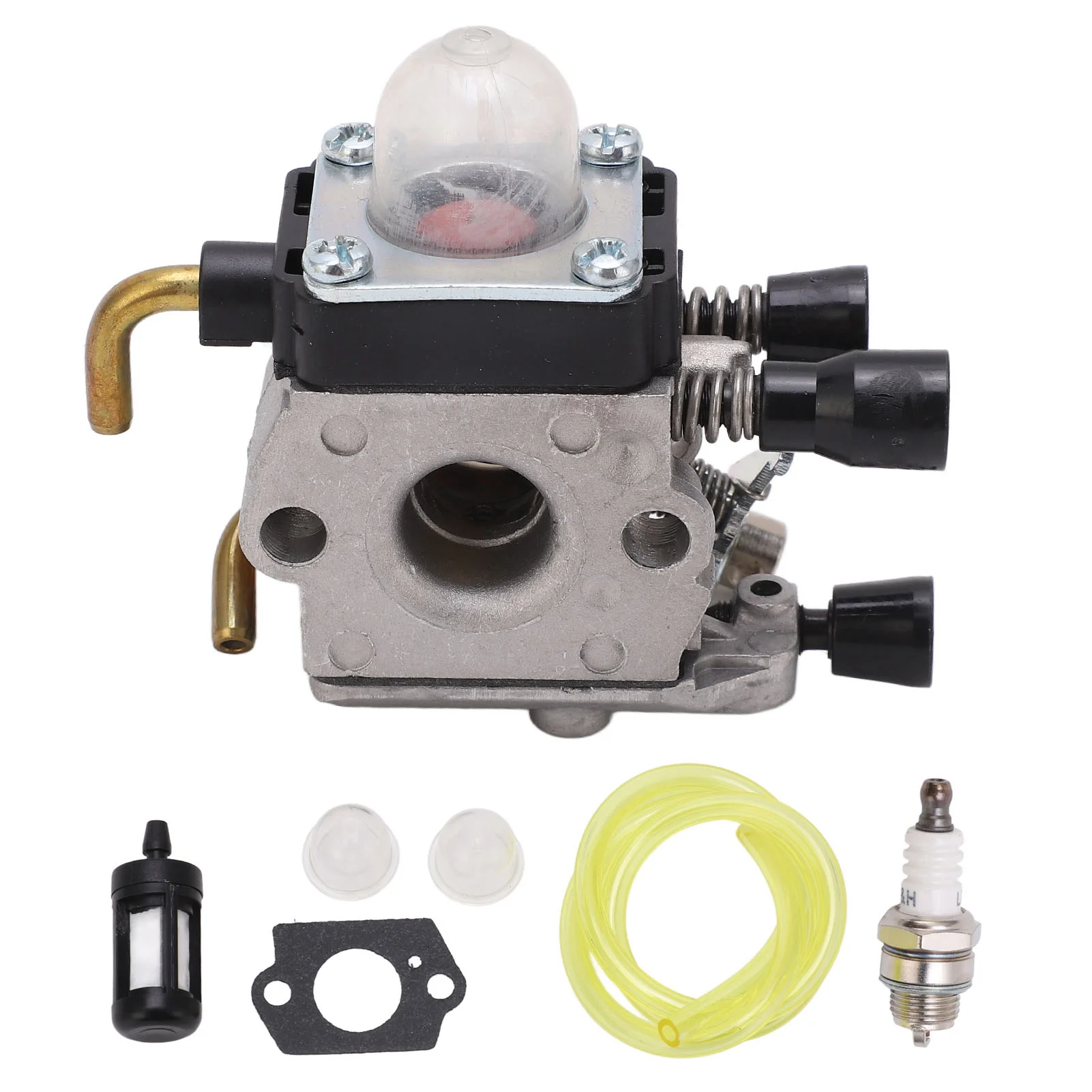 Carburetor Carb,Carburetor Carb Metal Blower Replacement Parts with Spark Plug for BG45 BG46 BG55 BG65 BG85 SH55