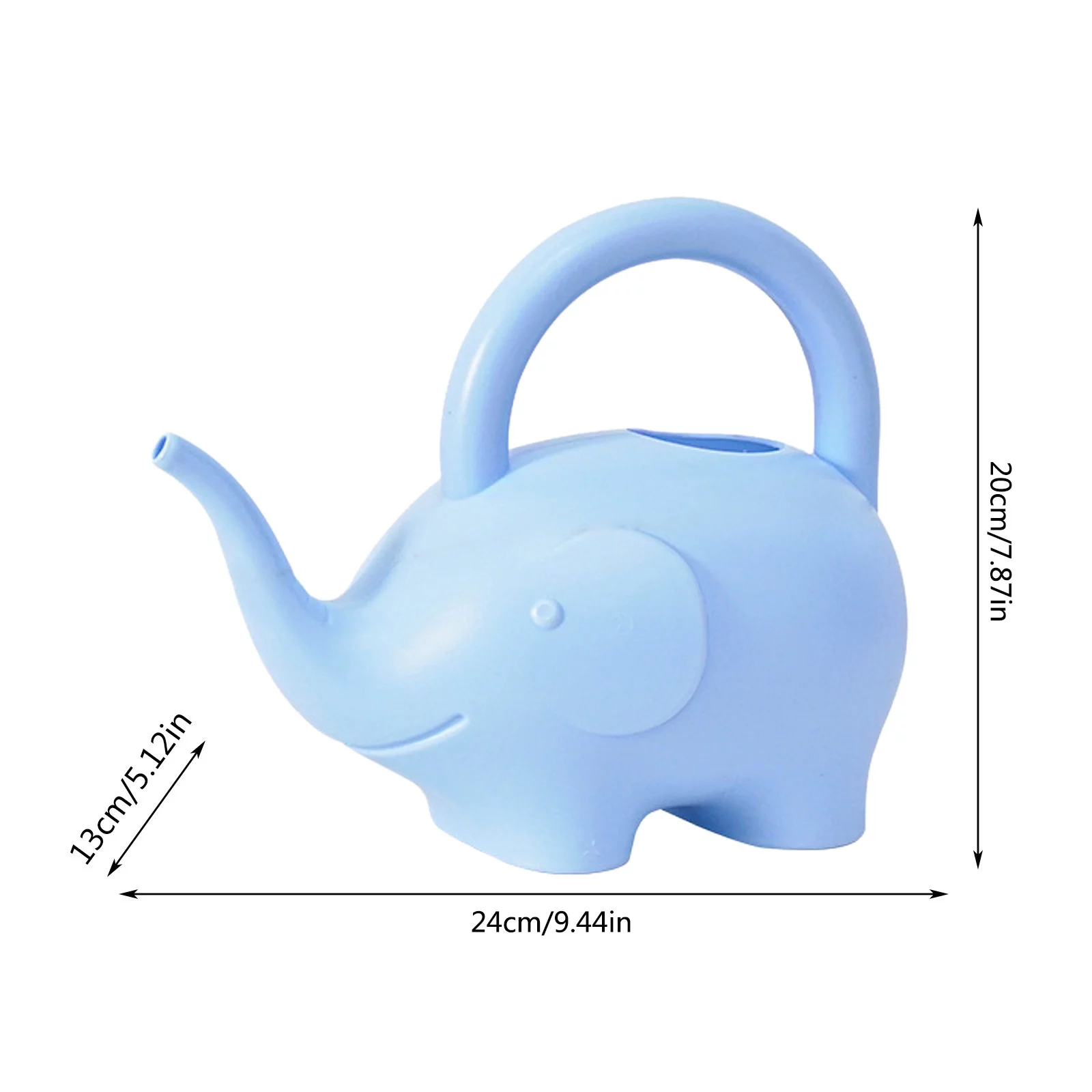 SIfdSeng 1L Children Cartoon Watering Can Portable Animal Shaped Elephant Dinosaur Sprinkler Gardening Learning Tools Father's Day Gift Ideas for My Son Dad Gifts for Fathers Day from Wife