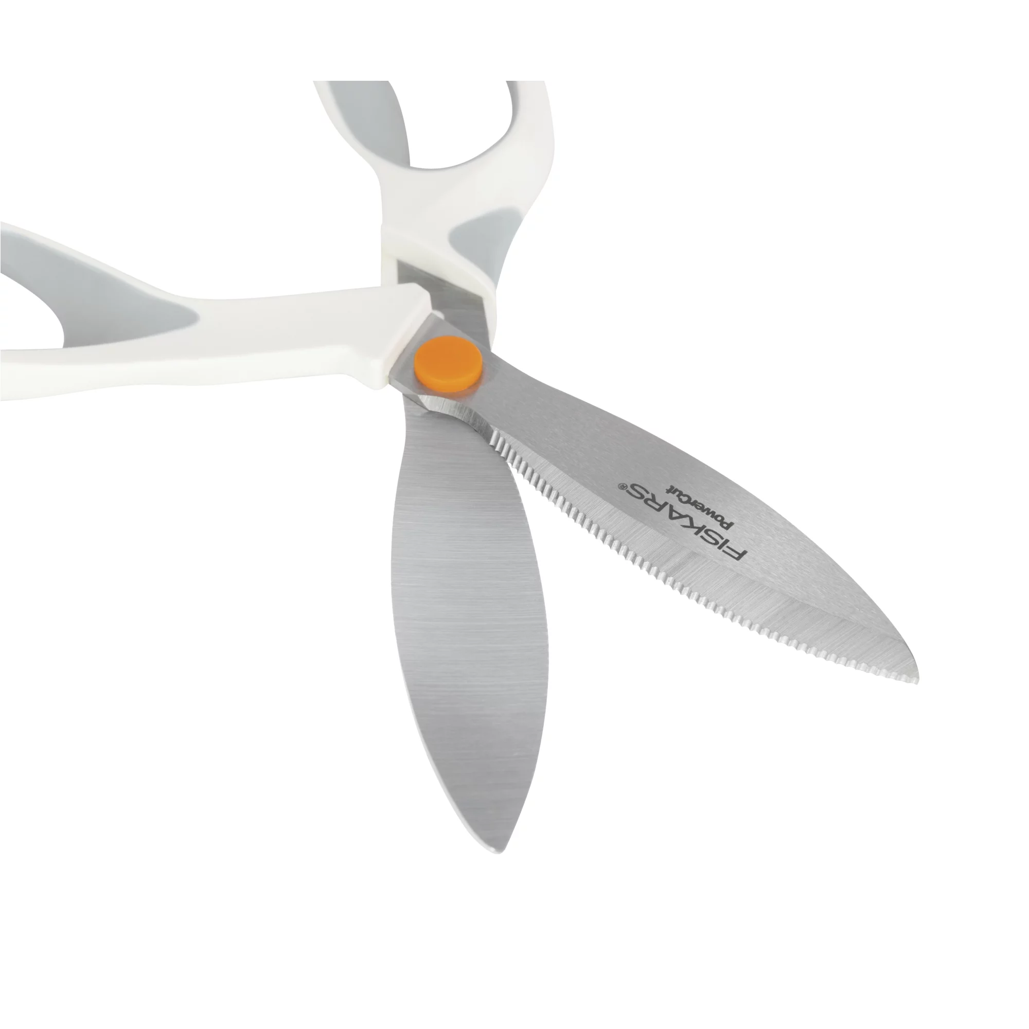 Fiskars DIY 8 inch SoftGrip PowerCut Shears, White