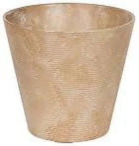 34063 Cali Round Planter, 6-Inch, Taupe