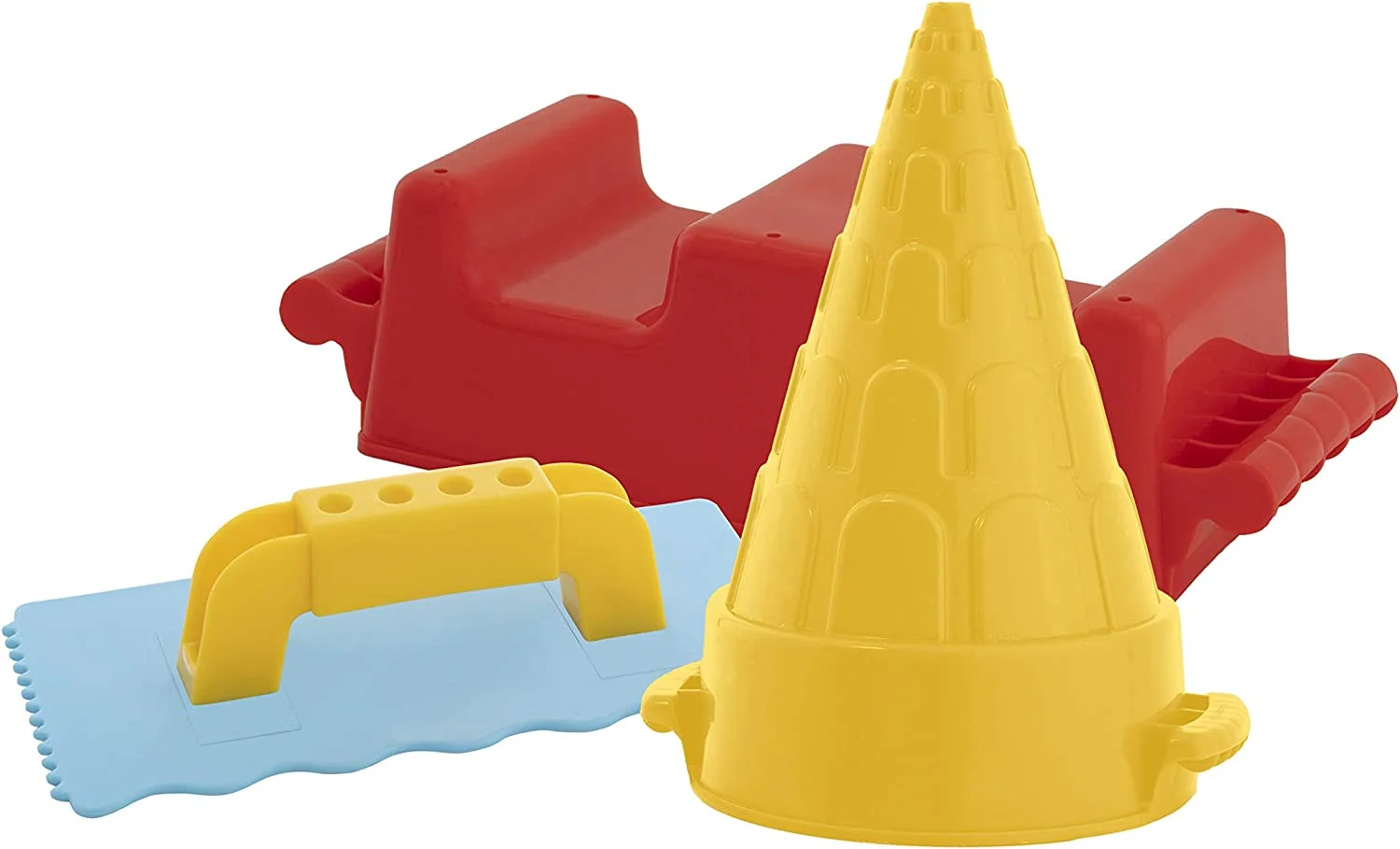 Superio Snow Sand Beach Toys Set-Snow Block, Cone Mold, Sand Castle Brick, and Trowel Smoother