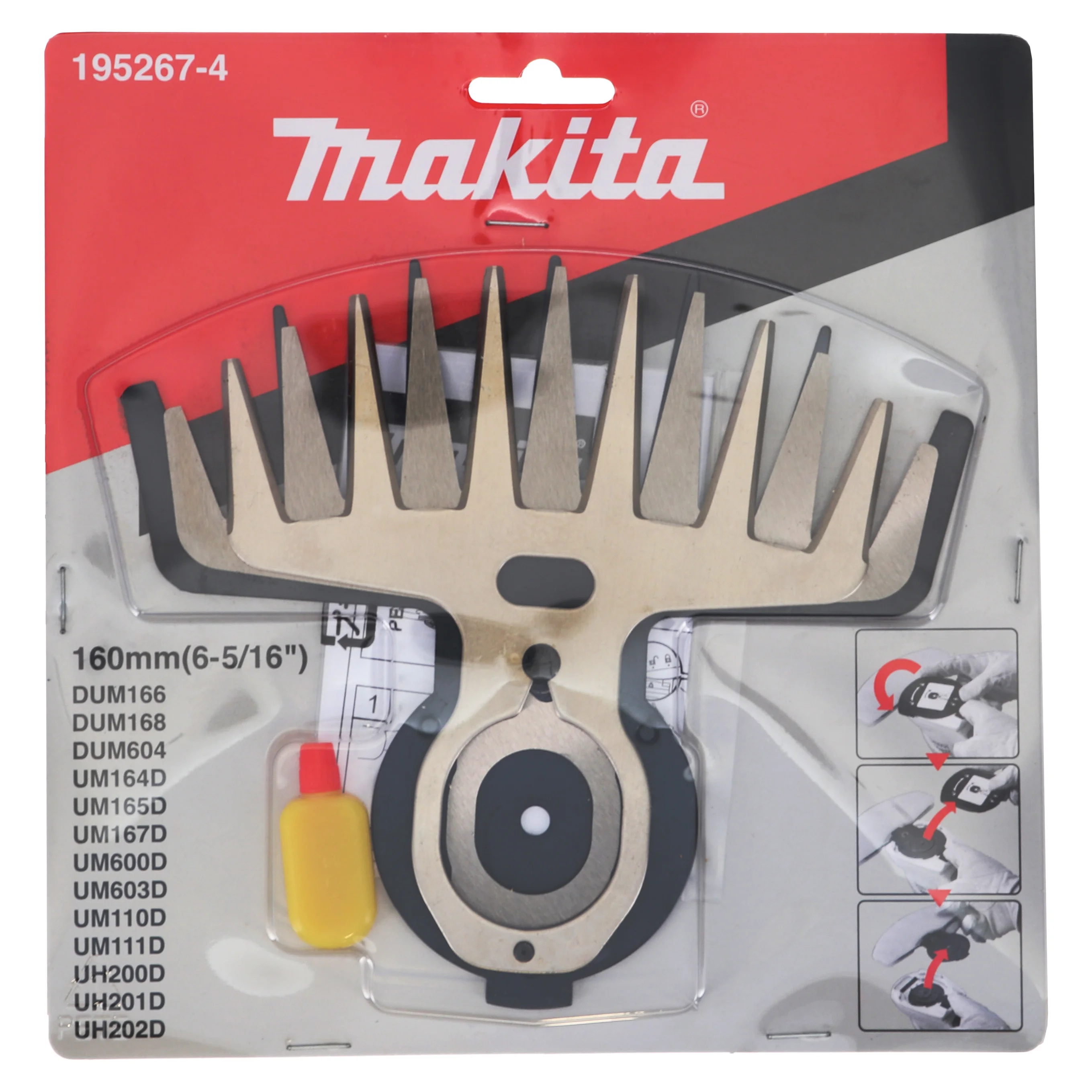 Makita 195267-4 Shear Blade Assembly Tool Set for Shear Grass Tools