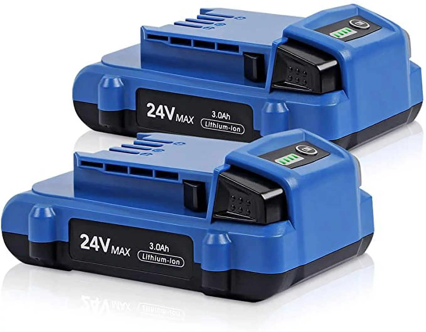 TenHutt 24V 3000Ah Lithium-ion Battery for Kobalt 24V Max KB624-03 KB524-03 KB424-03 KB224-03 KB124-03 0673802 1051230 Lithium Ion Cordless Tools Battery(2Pack)