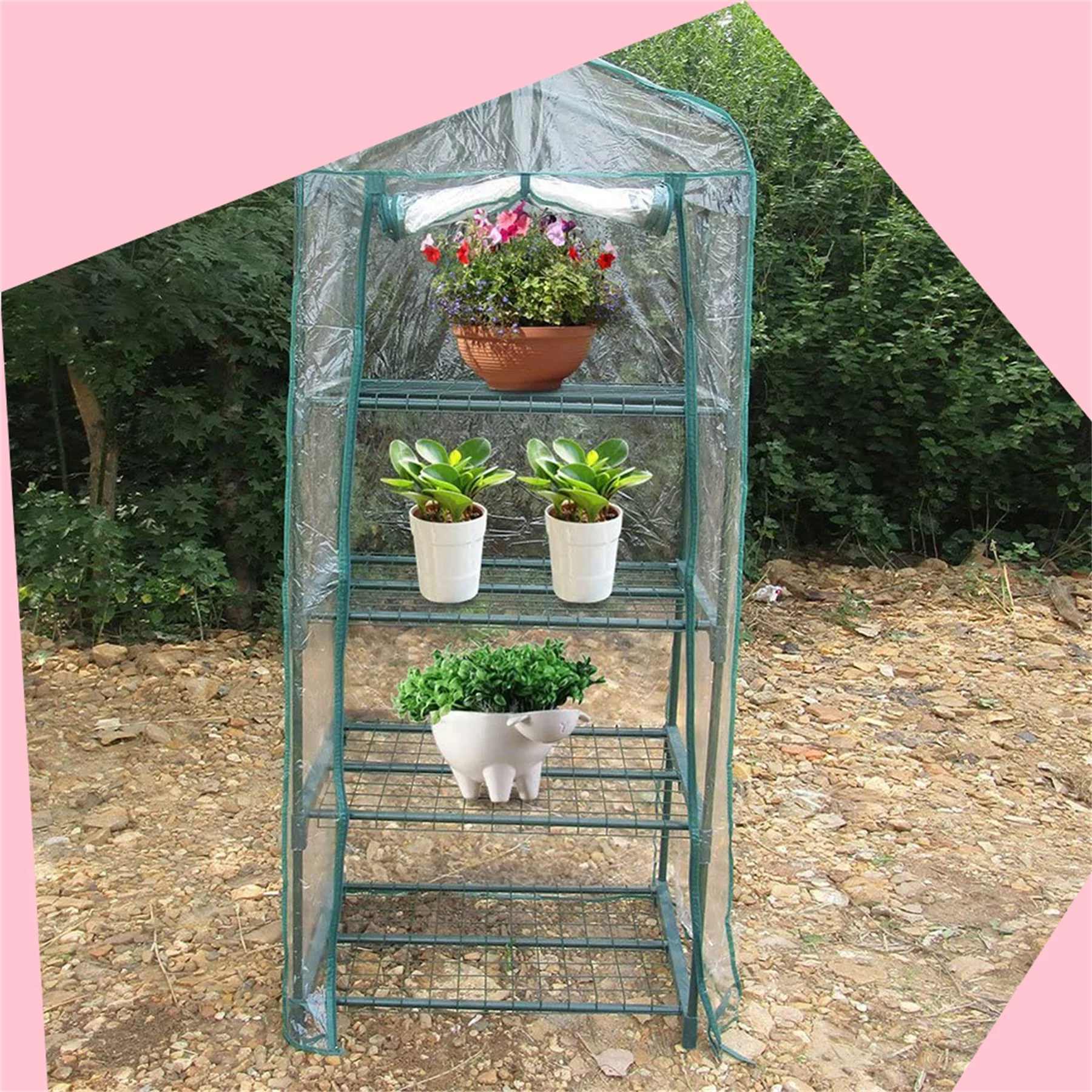 Mini Greenhouse Cover Replacement Waterproof Clear Cover