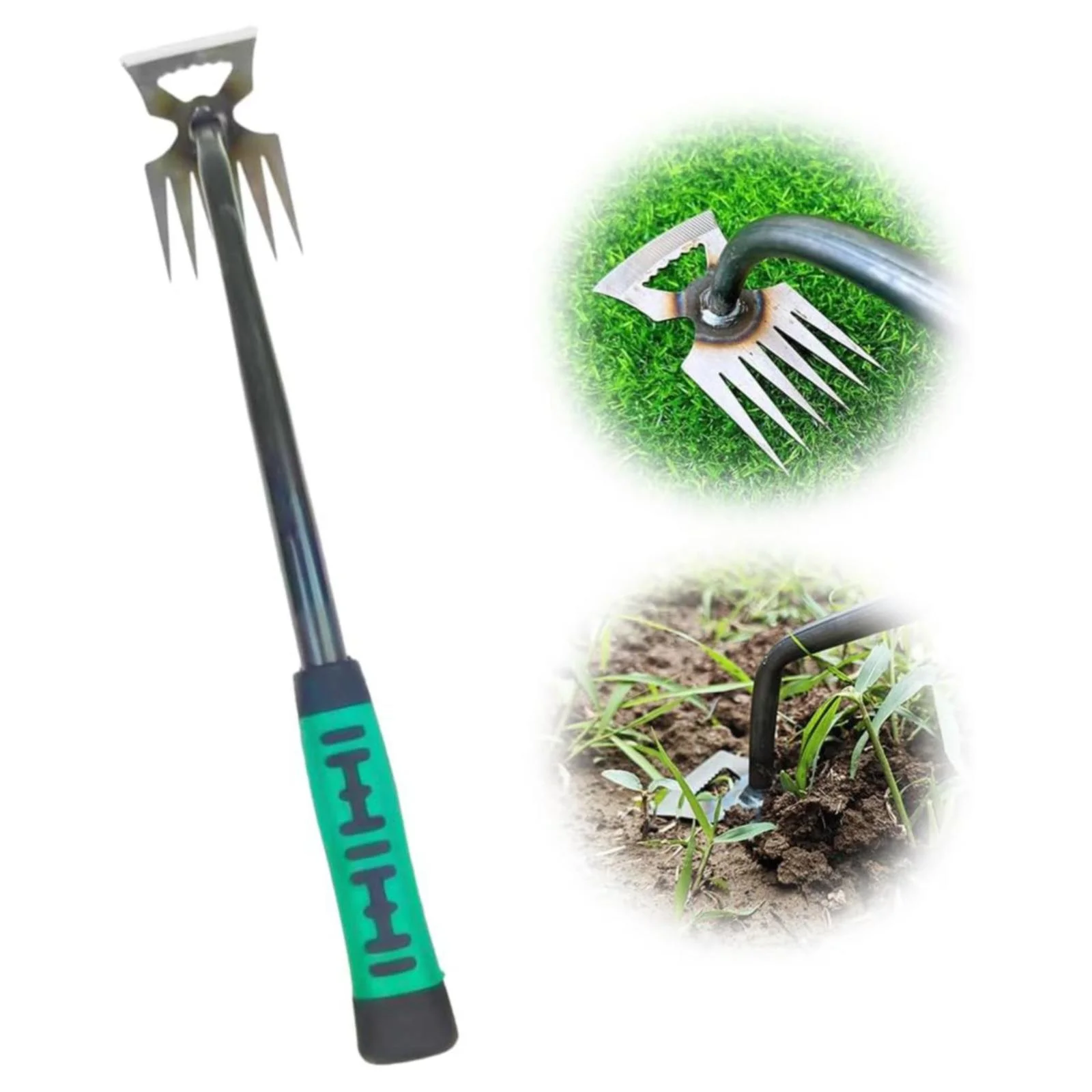 Bnnlsa Trim ToolGardening Hand Weeder Tools 2024 New Weeding Artifact Uprooting Weeding Tool Durable Steel Hand Weeder Tool Manual Multifunctional Weeders Gardening Tools for Yard and Garden