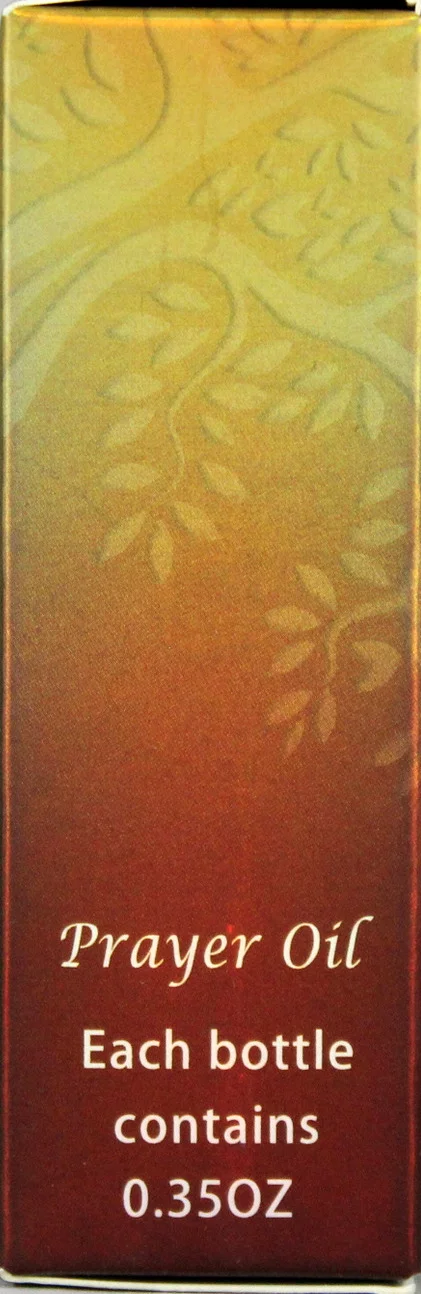 Holy Land gifts 154054 Anointing Oil Set of Three Oils - Frankincense Myrrh & Rose of Sharon