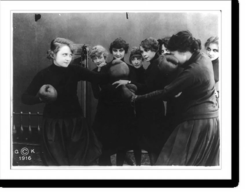 Historic Framed Print, [Stills of Billie Burke starring in motion picture, Gloria's Romance