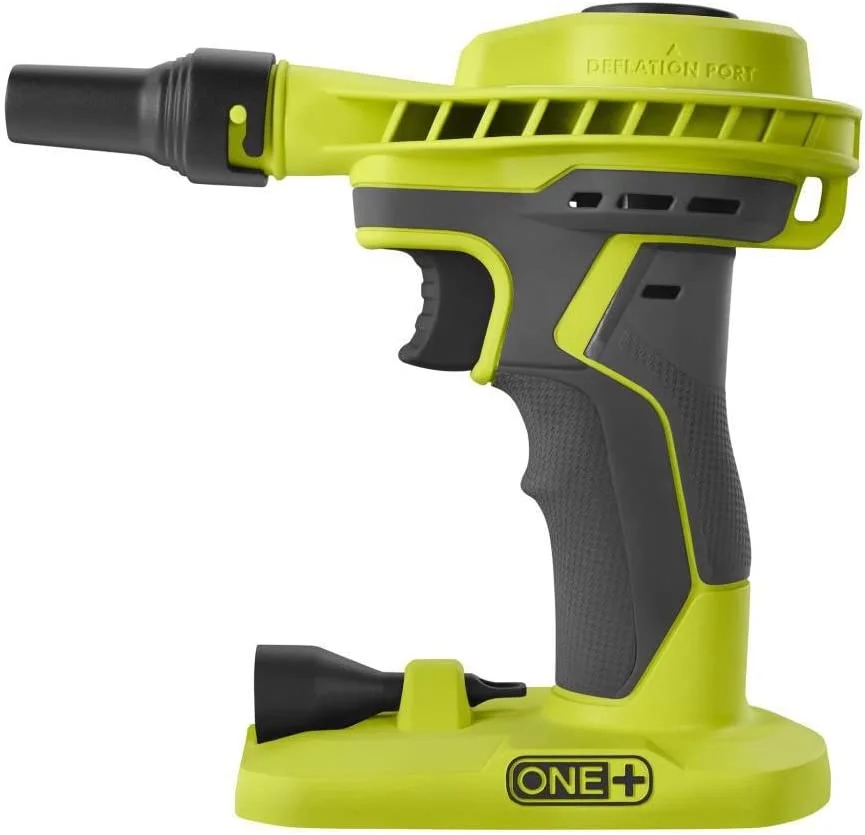 RYOBI 18-Volt ONE+ Lithium-Ion Cordless High Volume Power Inflator P738 Kit with 1.3 Ah Battery and 18-Volt Charger