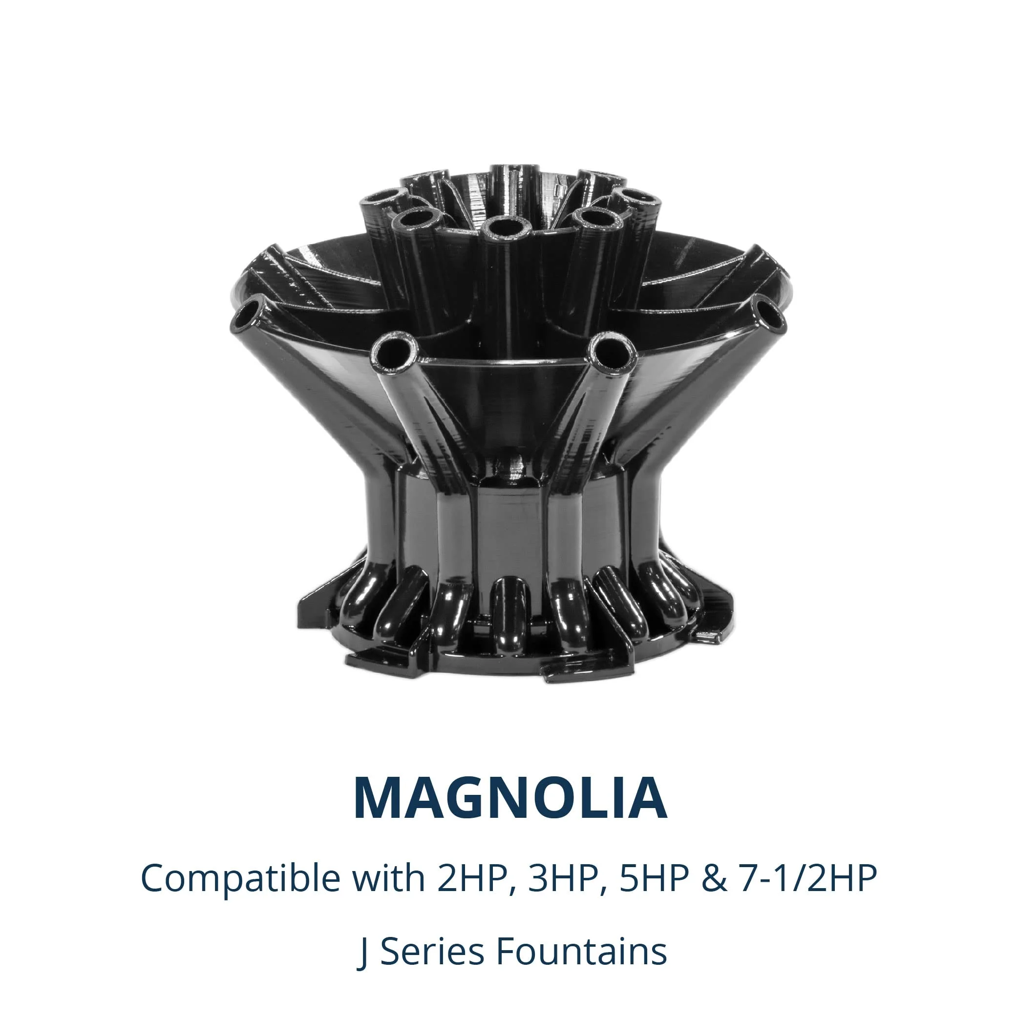 Kasco J Series 2 HP, 3 HP, 5 HP & 7-1/2 HP Magnolia Premium Fountain Nozzles Only (Fountain not Included)