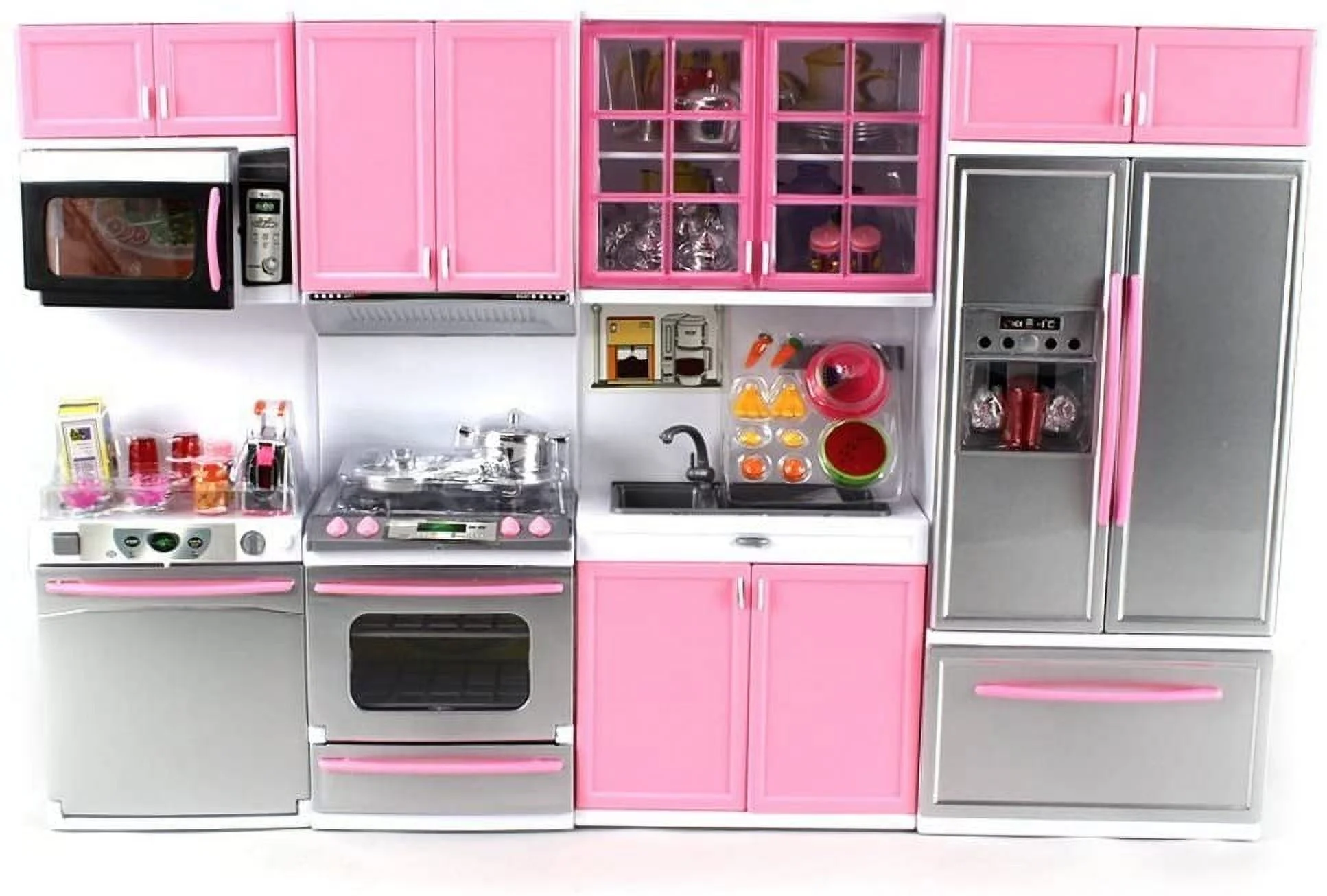 ' Modern Kitchen' Battery Operated Toy Kitchen Playset, Perfect for Use with 11.5