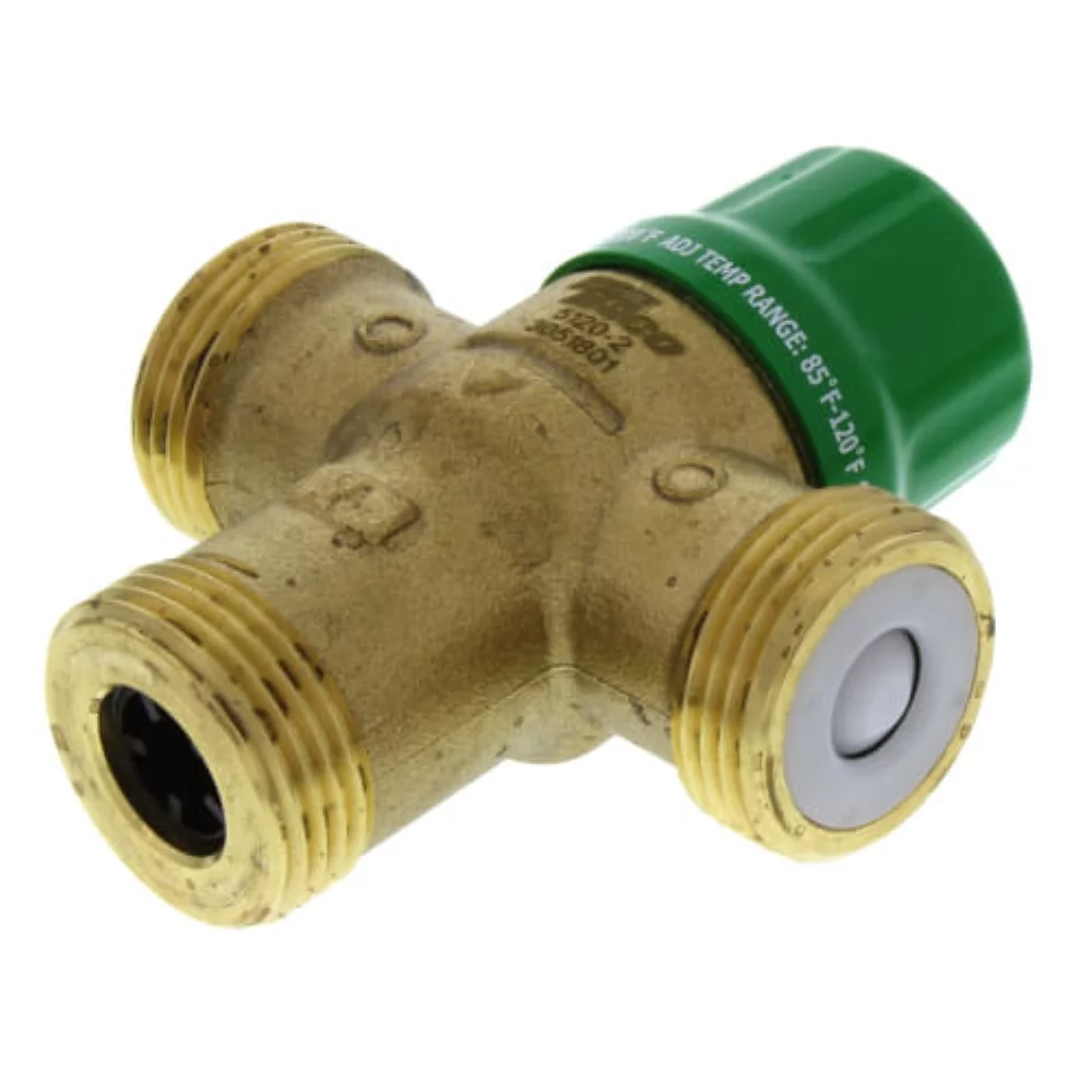 Taco 5123-c2-G 3/4in Sweat Union Mixing Valve with Gauge, Low Lead