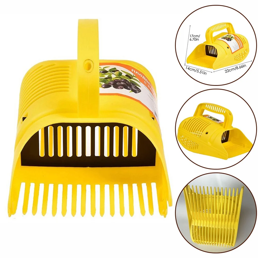 Blueberry Picker Berry Picker Rakes with Comb Teeth Large Capacity Garden Tool