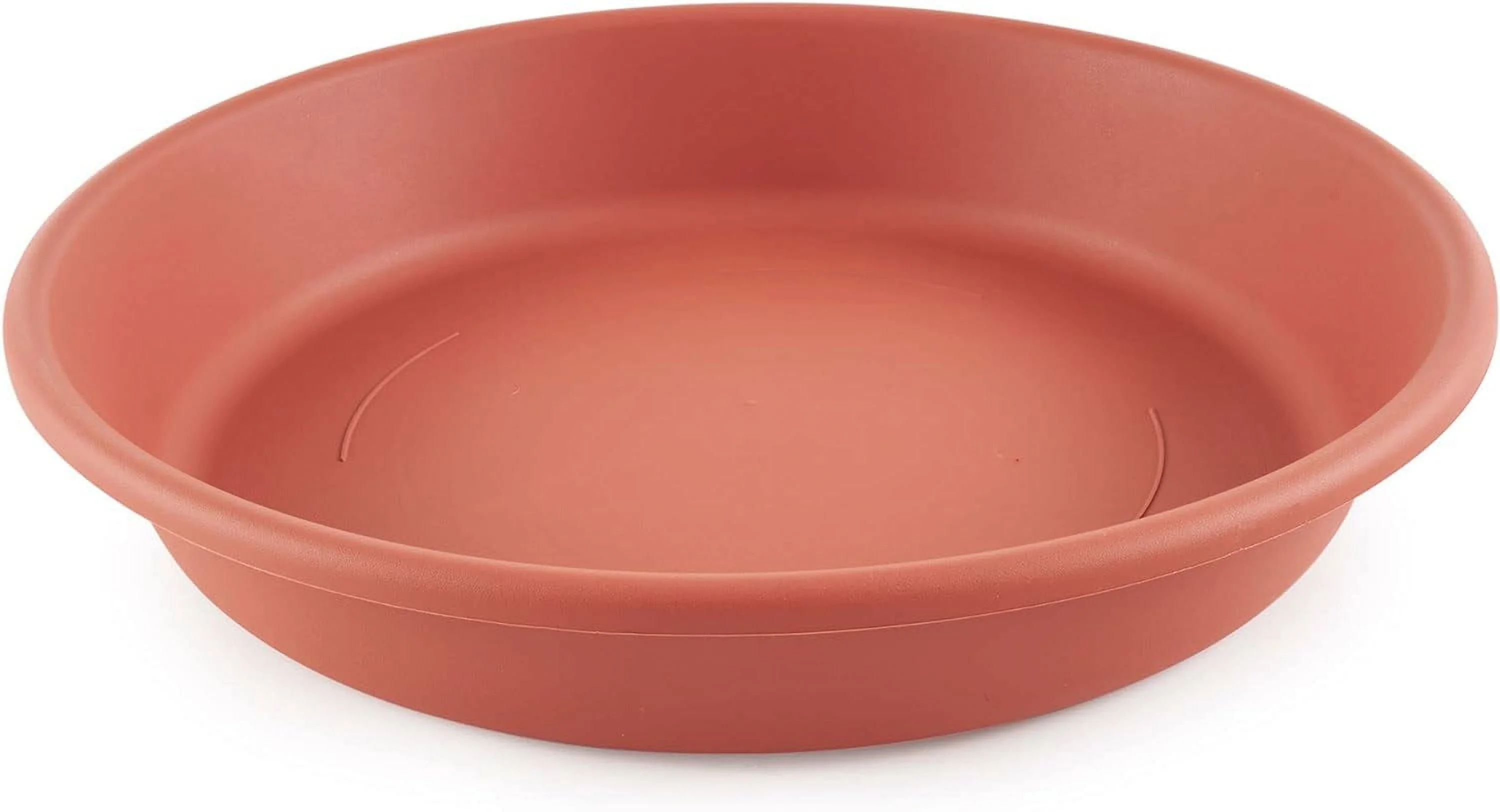 Inch Round Plastic Classic Plant Saucer - Indoor Outdoor Plant Trays For Pots - 