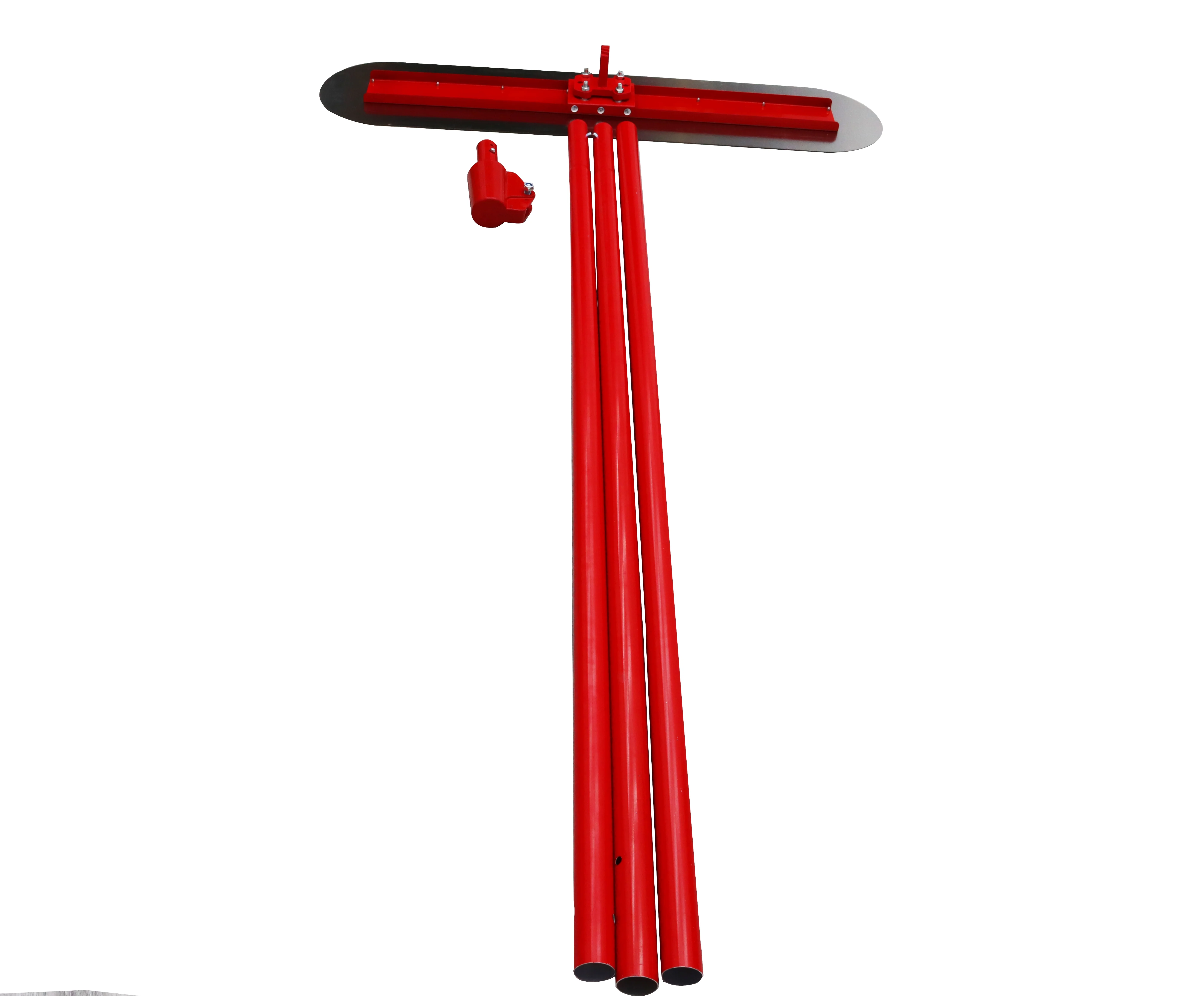 INTBUYING Concrete Trowel Finishing Cement Pavement Push Pull Tools Smooth Finish Trowel Stainless Steel 35.4Inch