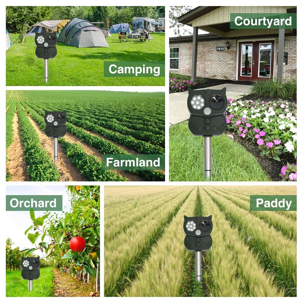 Repeller,Solar Powered With Audible Alarm Universal Animals Universal Nebublu Audible Solar Unwanted Nebublu Audible Animal Powered Alarm With Ble Alarm